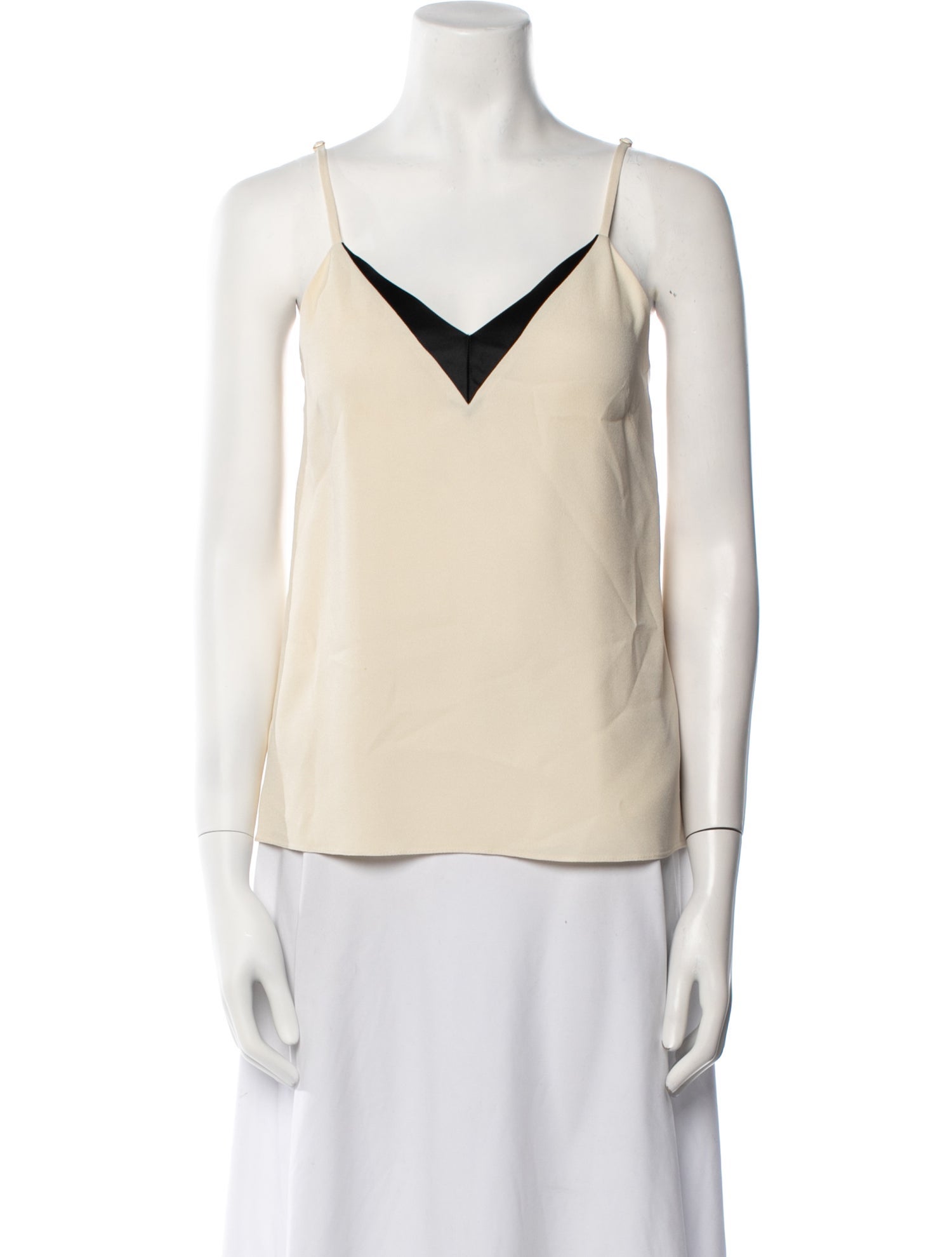 Lanvin V-Neck Sleeveless Top