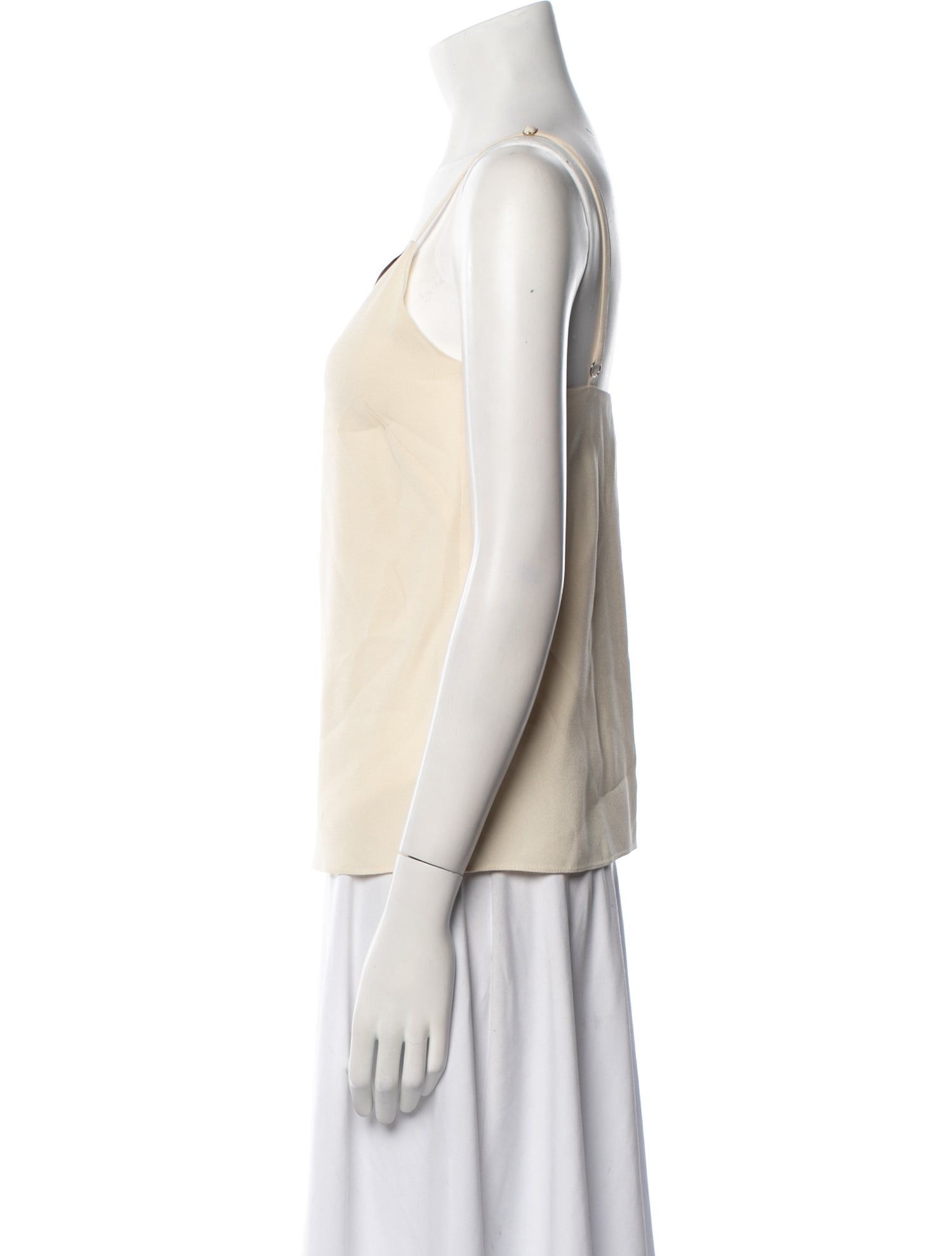 Lanvin V-Neck Sleeveless Top
