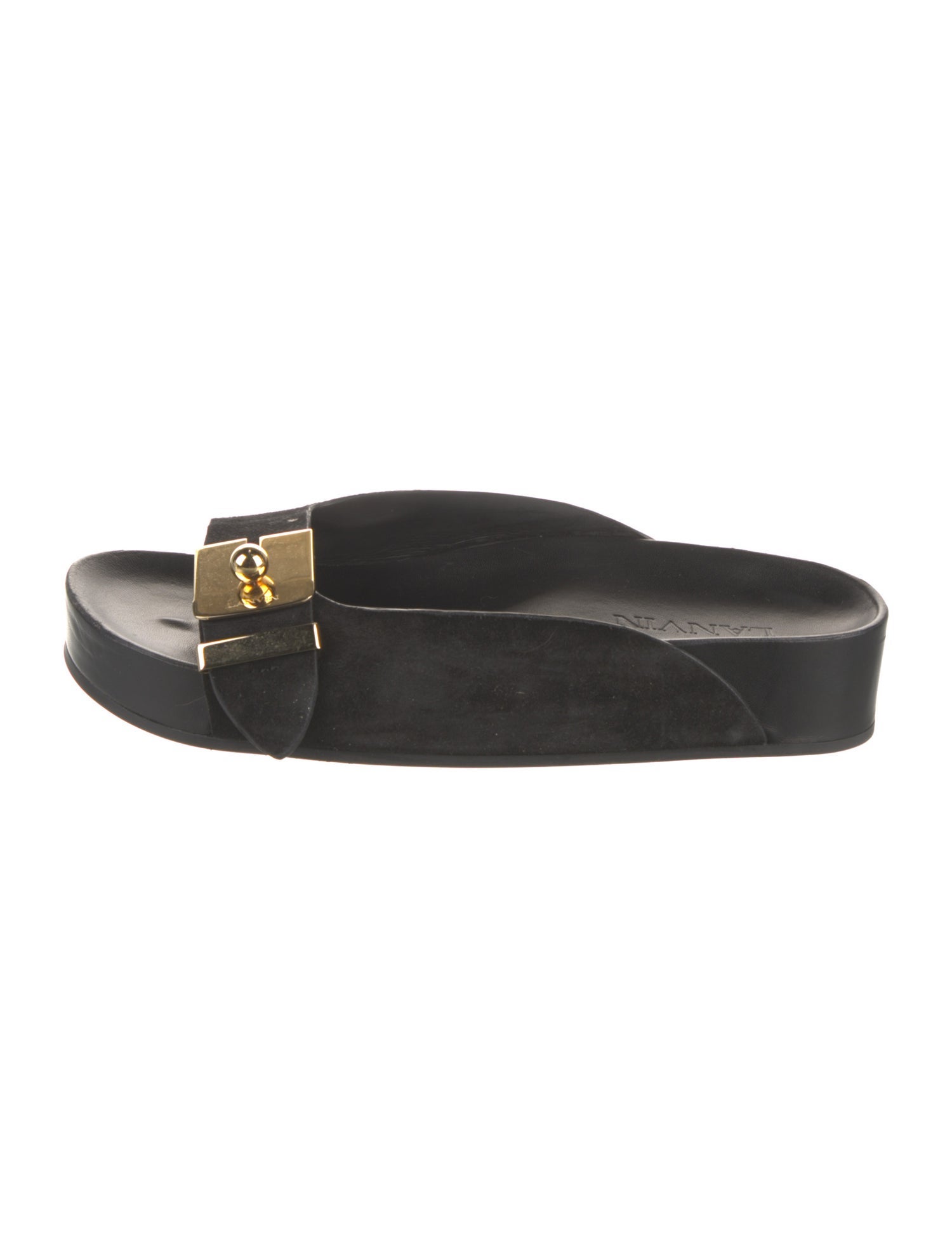 Lanvin Leather Slides