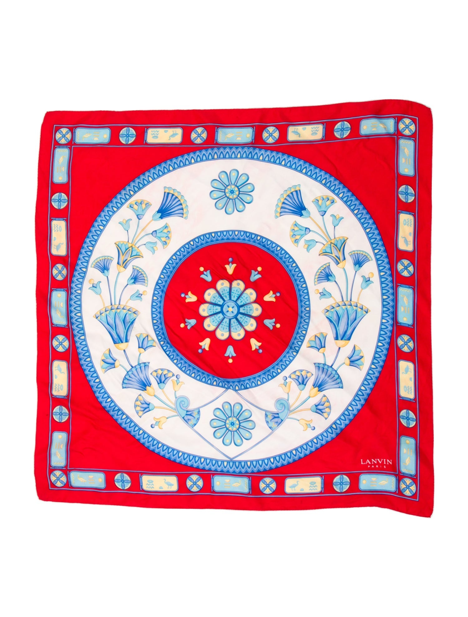 Lanvin Silk Printed Scarf