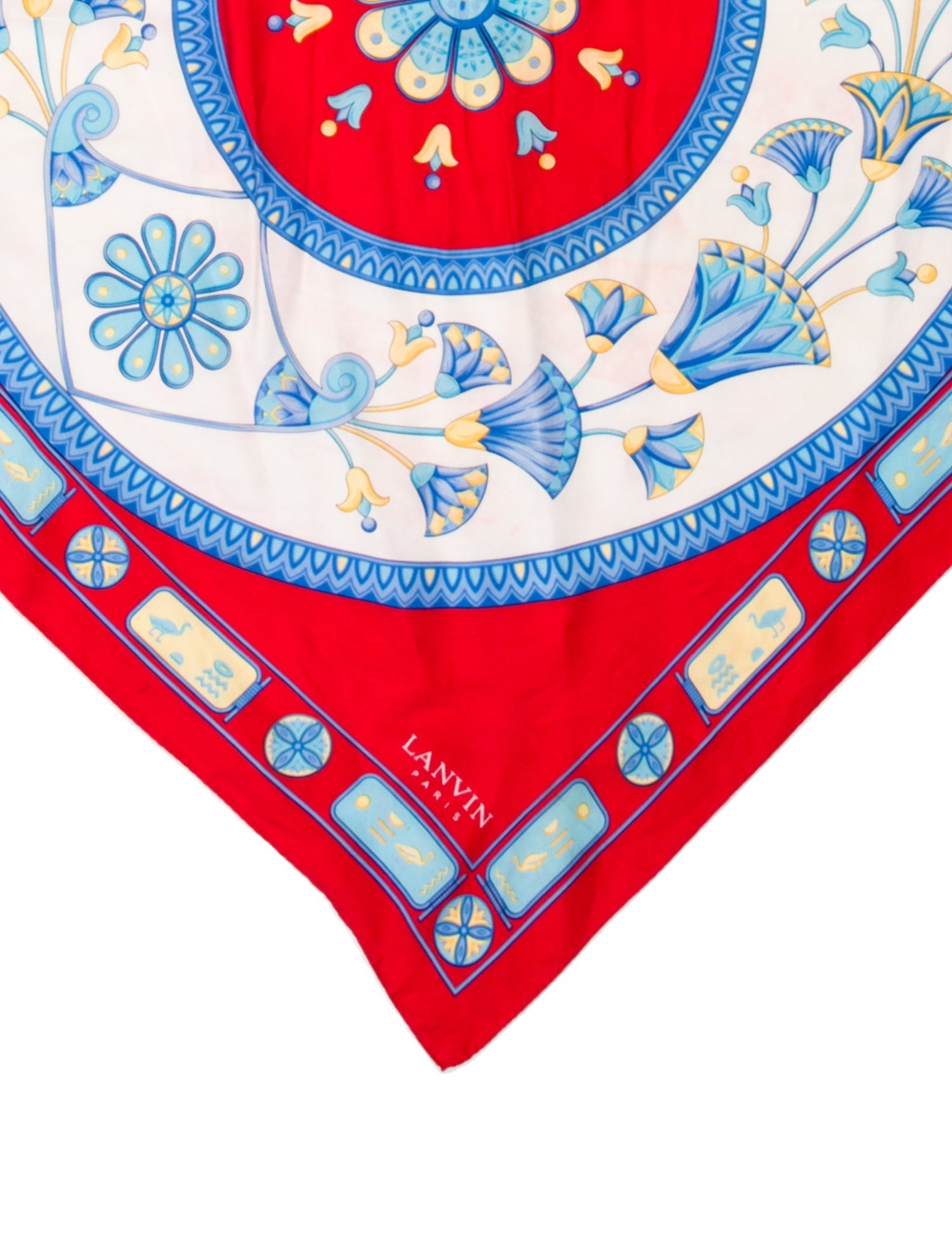 Lanvin Silk Printed Scarf