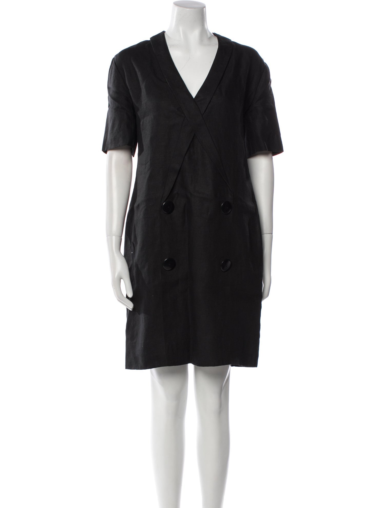 Lanvin Linen Knee-Length Dress