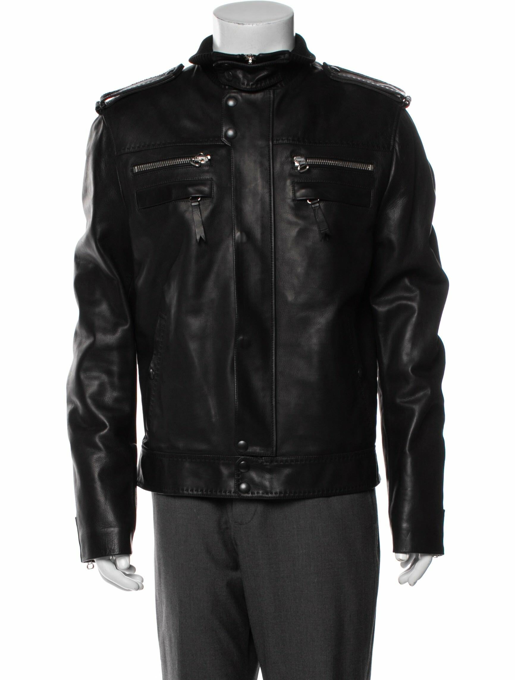 Lanvin Calfskin Moto Jacket