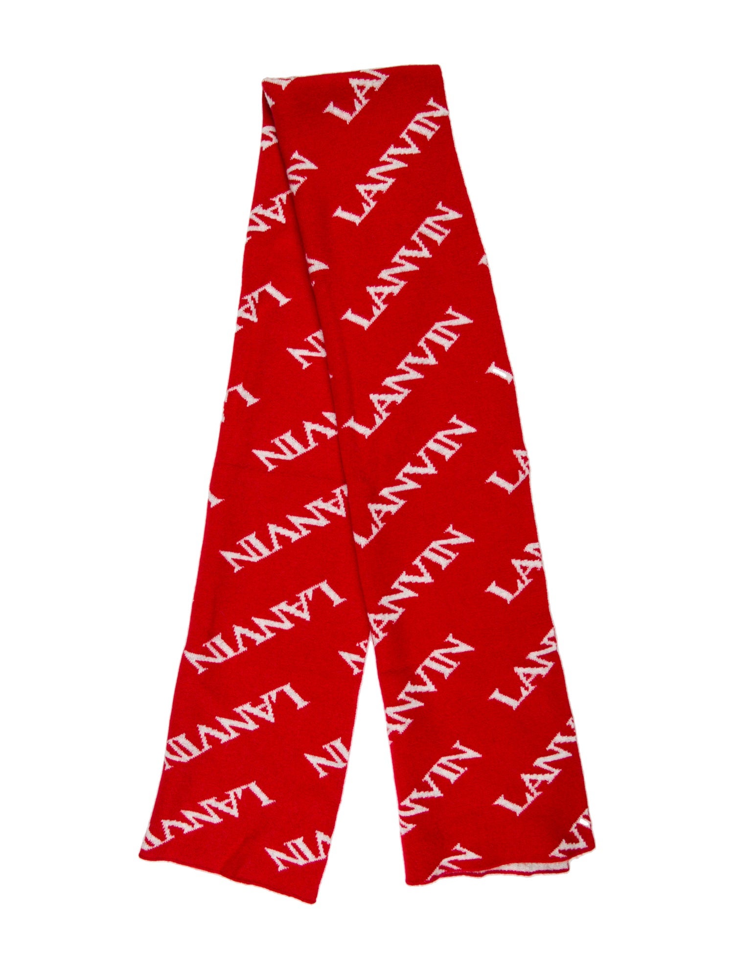 Lanvin Cashmere Printed Scarf w/ Tags