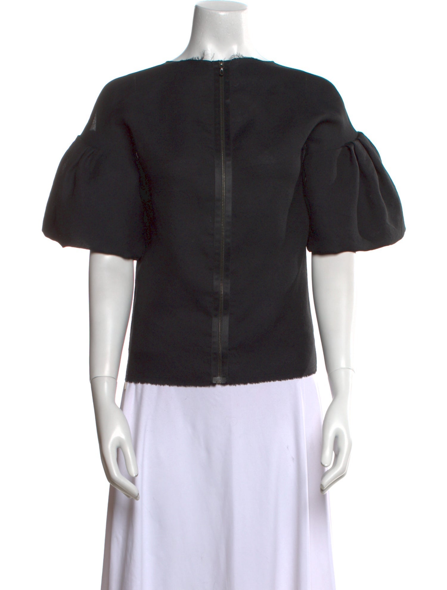 Lanvin Silk Crew Neck Blouse