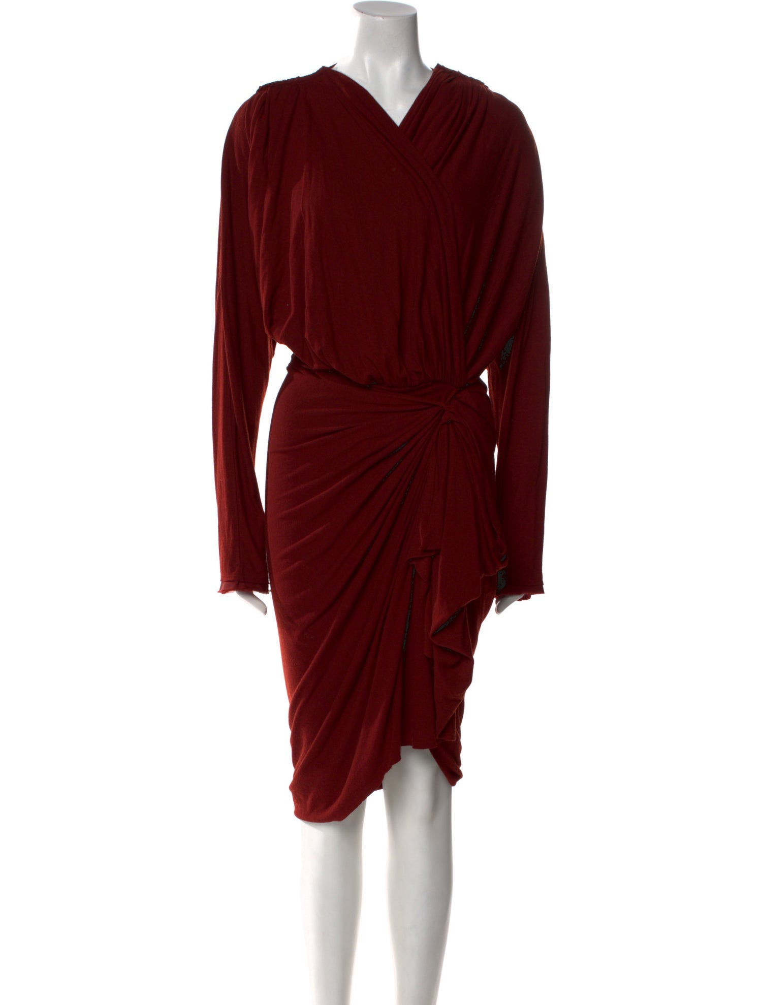 Lanvin Cowl Neck Midi Length Dress