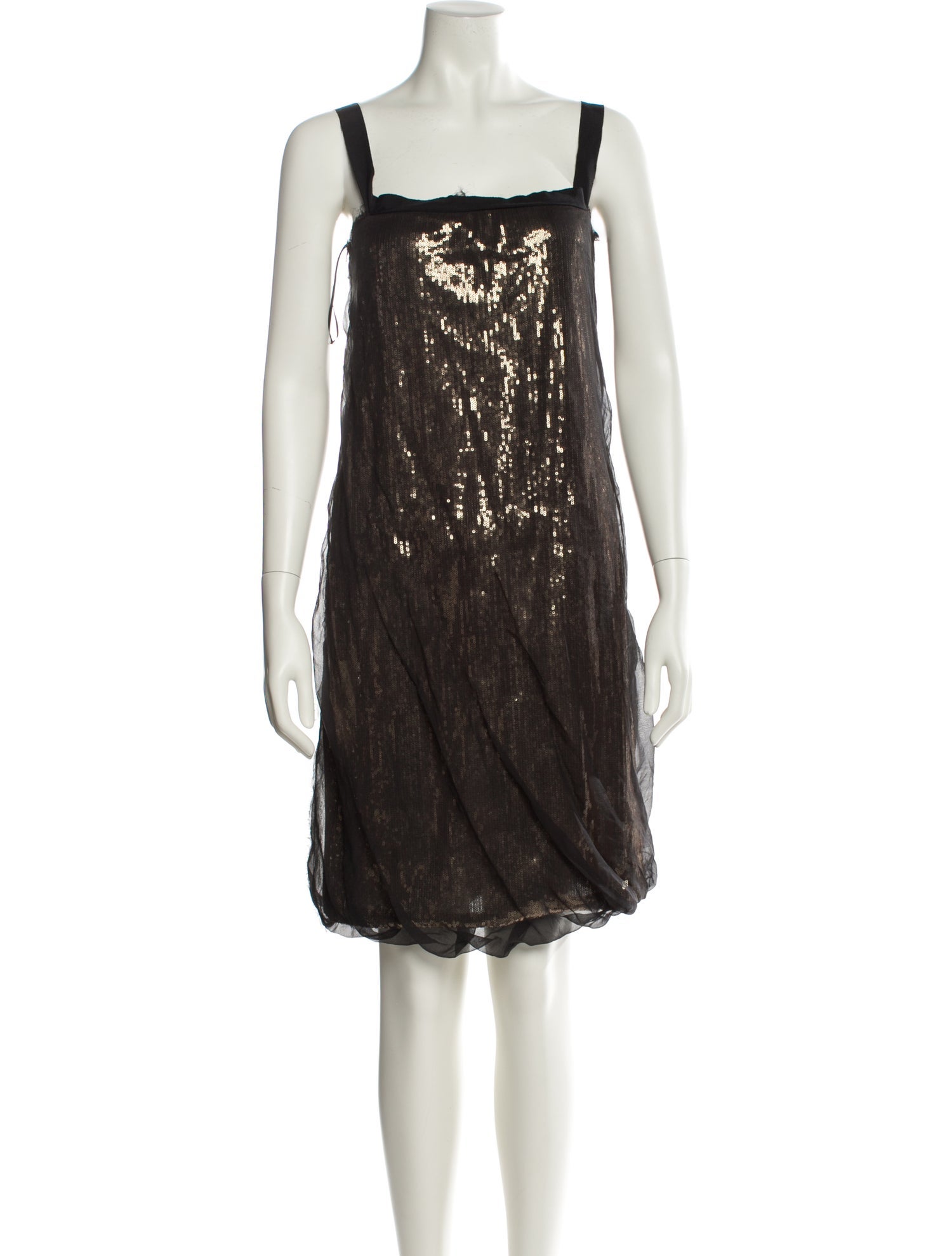 Lanvin Square Neckline Knee-Length Dress