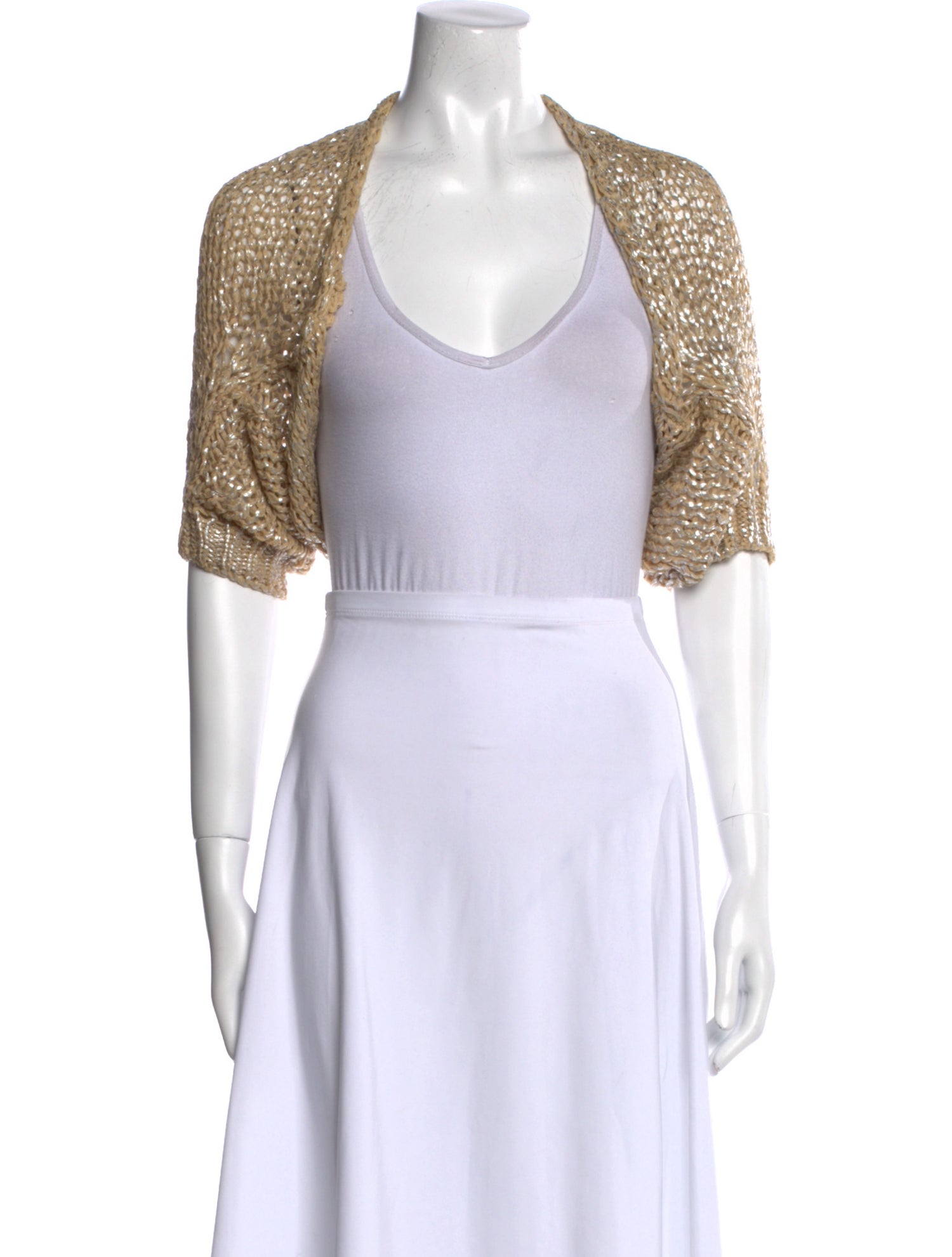 Lanvin Silk Open Front Sweater w/ Tags