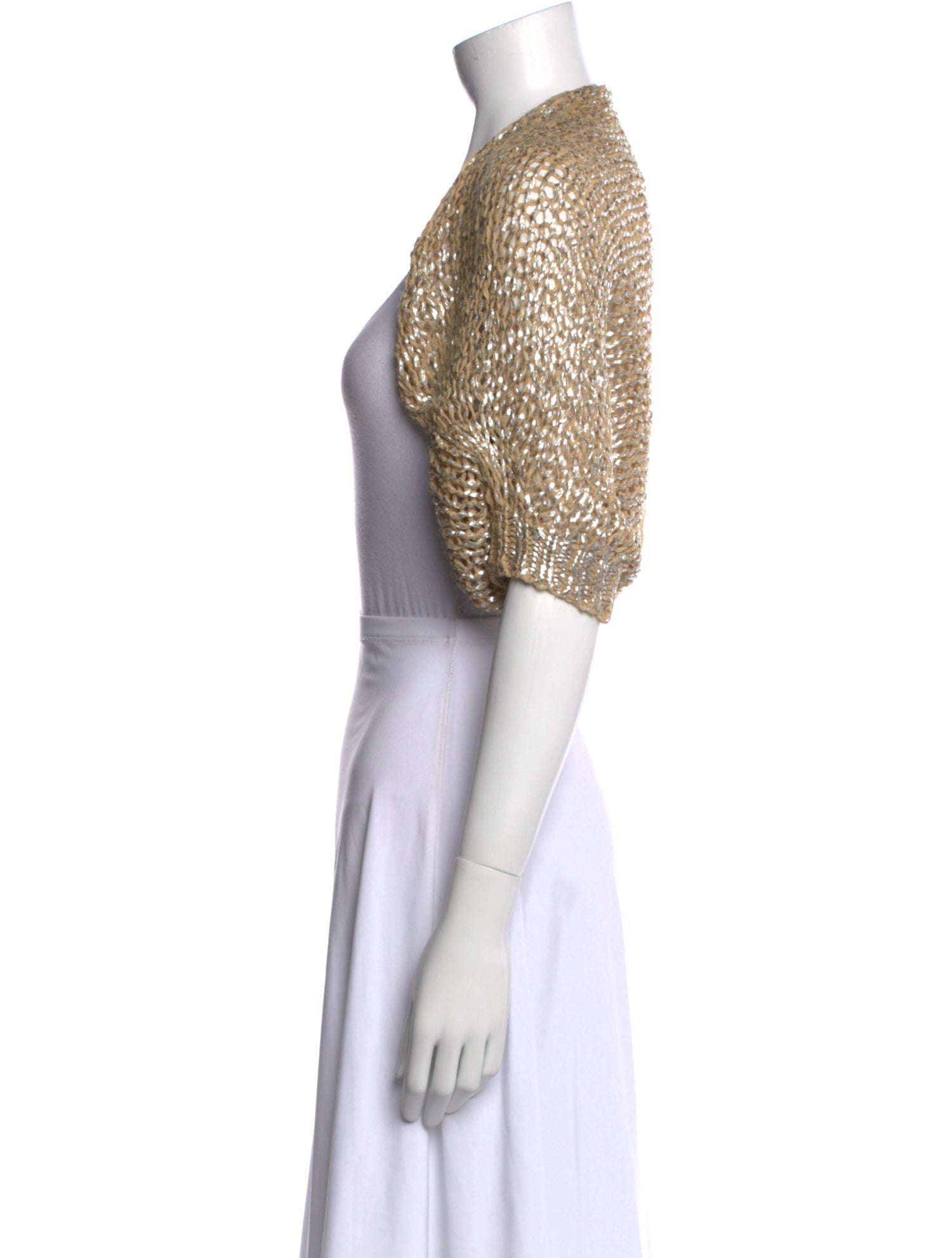 Lanvin Silk Open Front Sweater w/ Tags