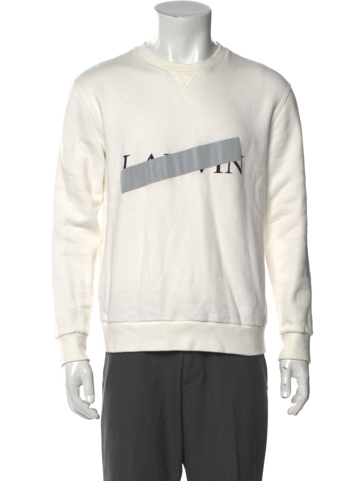 Lanvin Graphic Print Crew Neck Sweatshirt