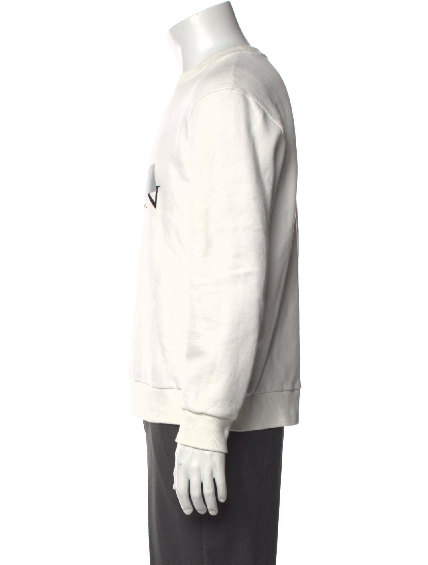 Lanvin Graphic Print Crew Neck Sweatshirt