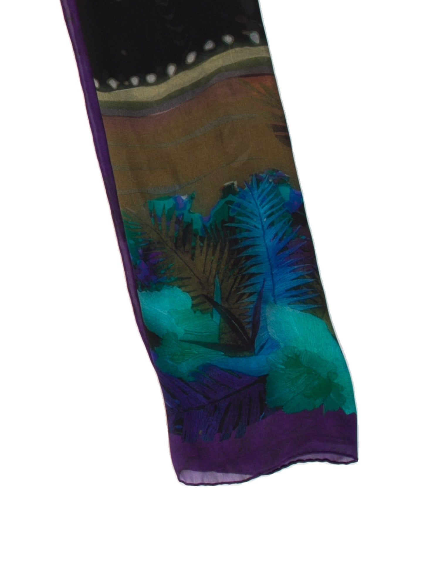 Lanvin Silk Printed Scarf