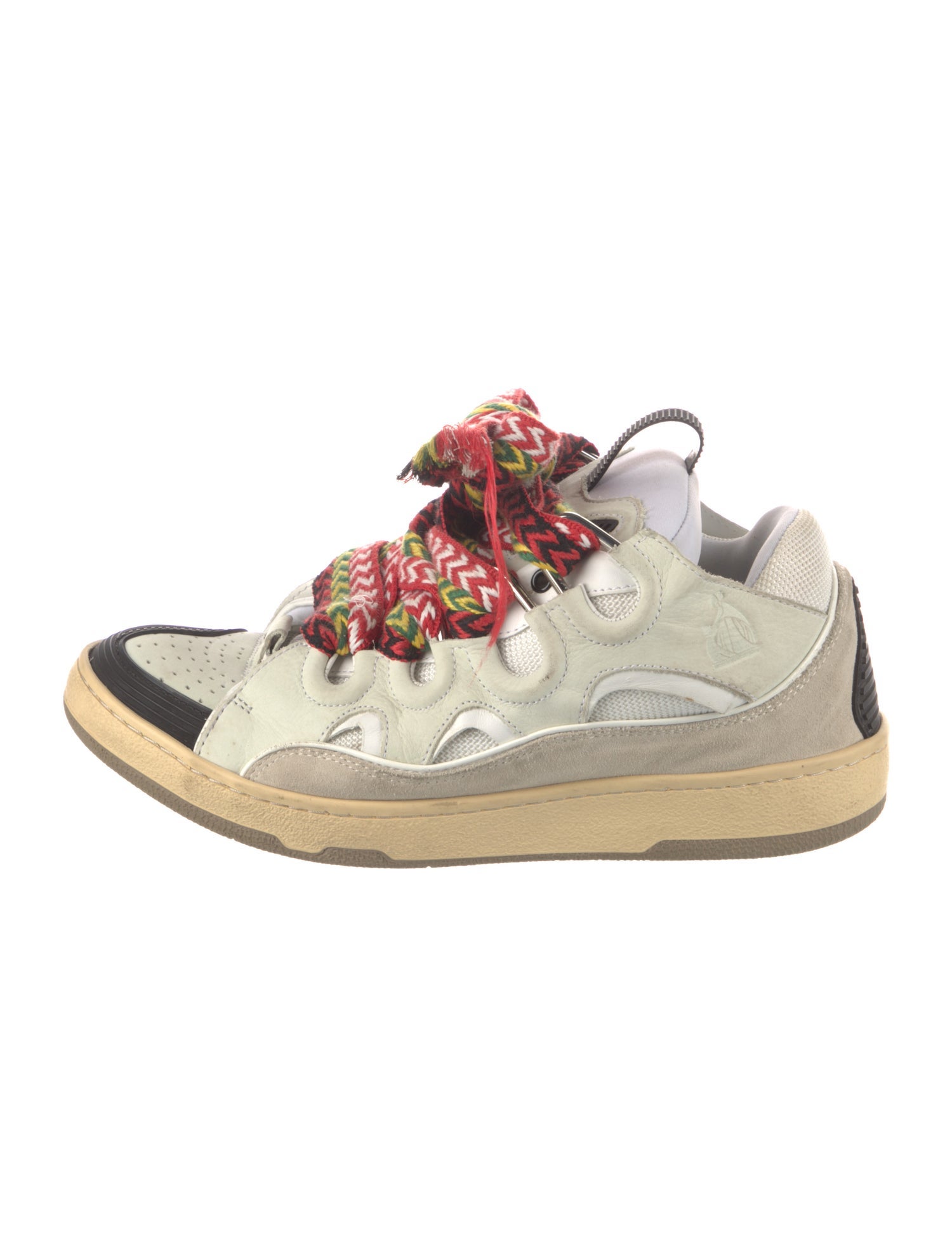 Lanvin Leather Printed Sneakers