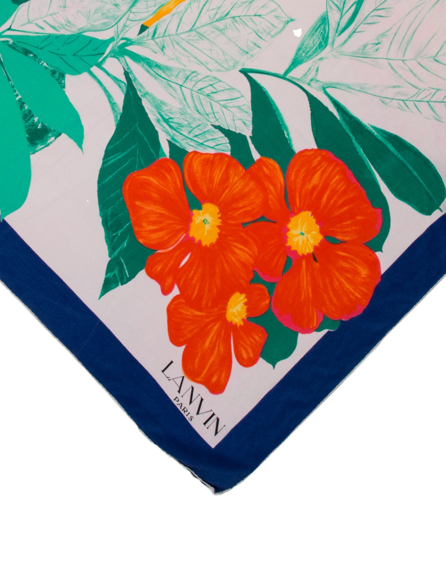 Lanvin Floral Print Scarf