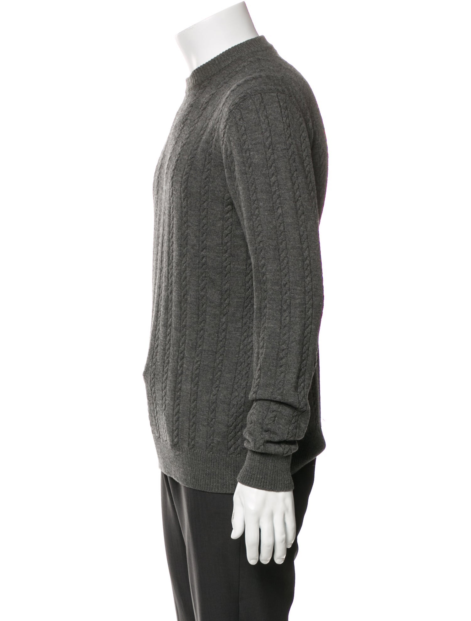 Lanvin Virgin Wool Mock Neck Pullover