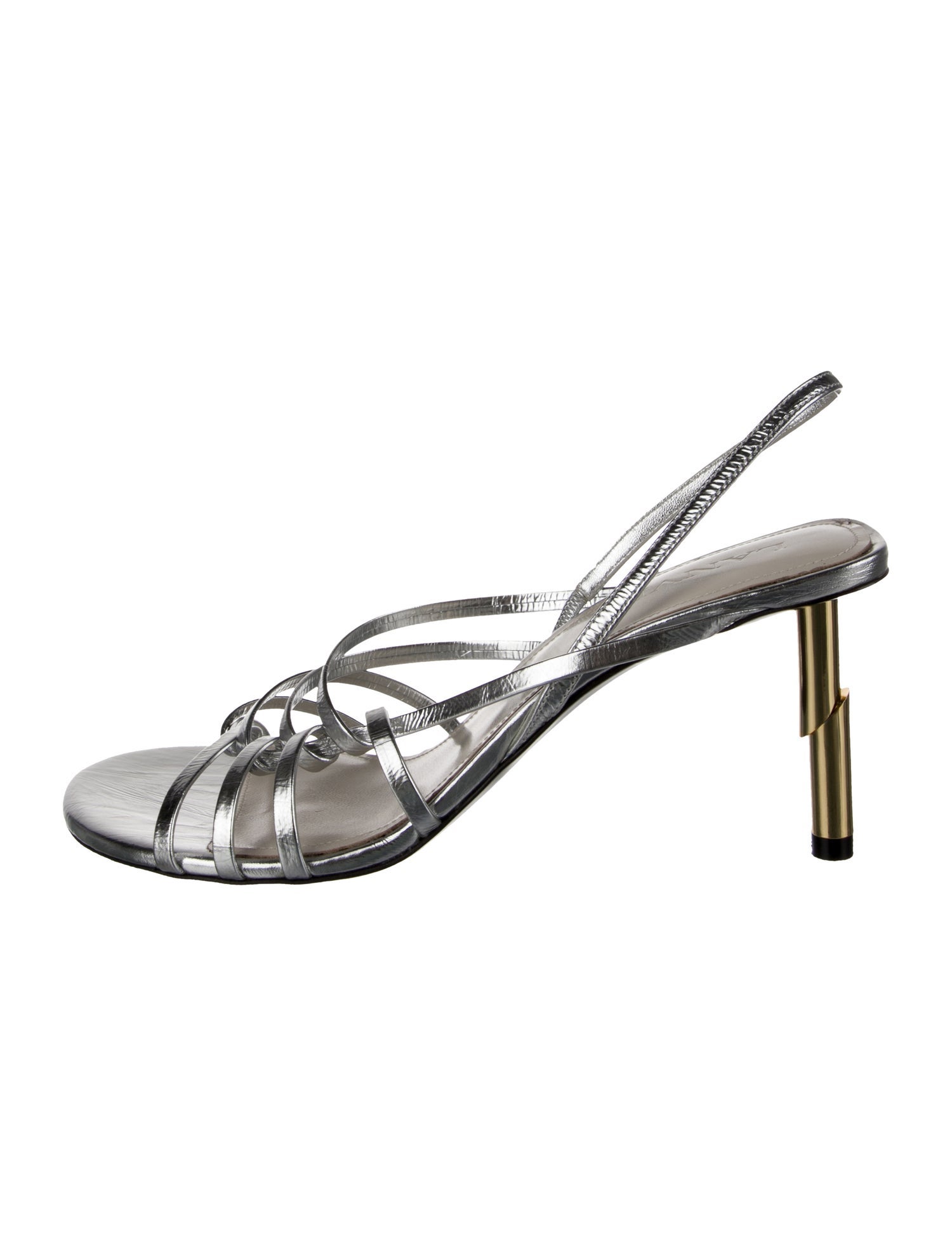 Lanvin Patent Leather Slingback Sandals