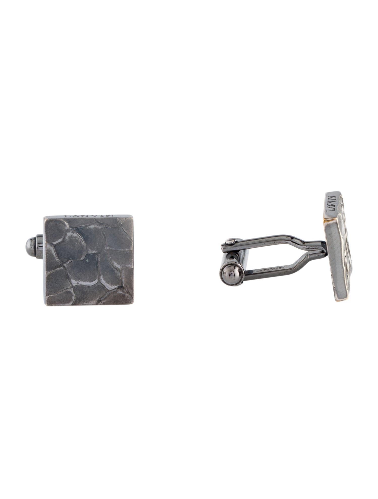 Lanvin Textured Square Cufflinks