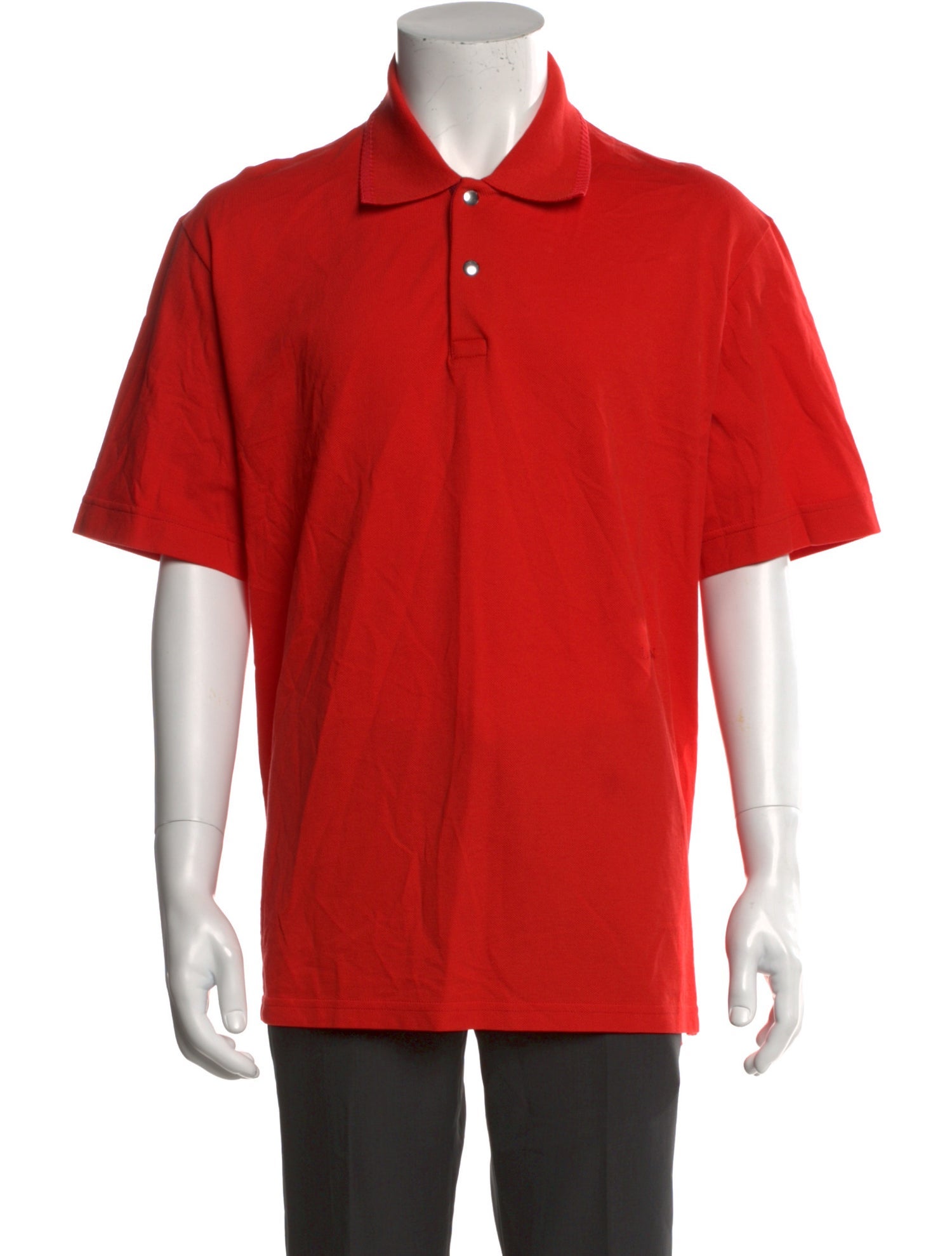 Lanvin Crew Neck Short Sleeve Polo Shirt