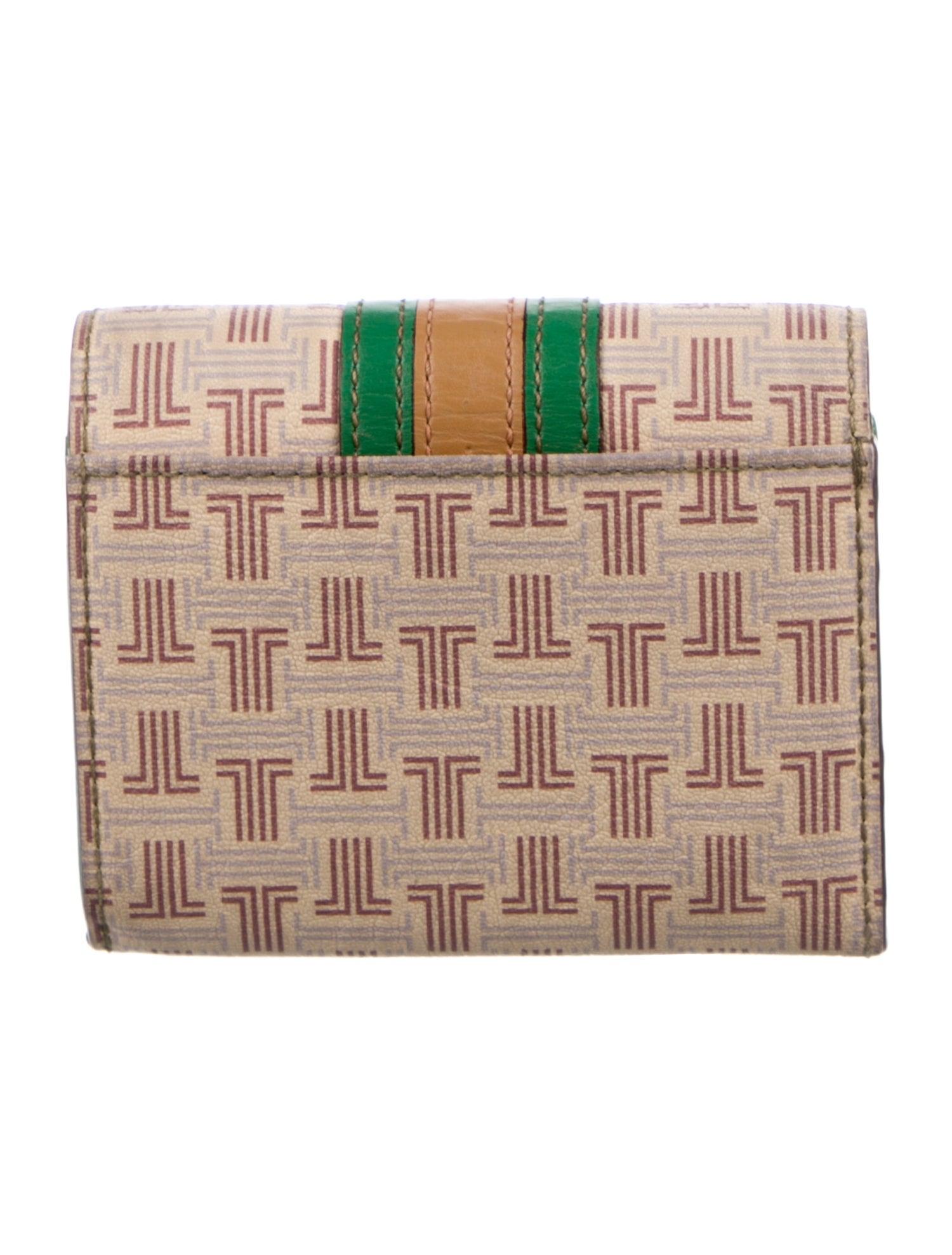 Lanvin Leather Printed Card Holder