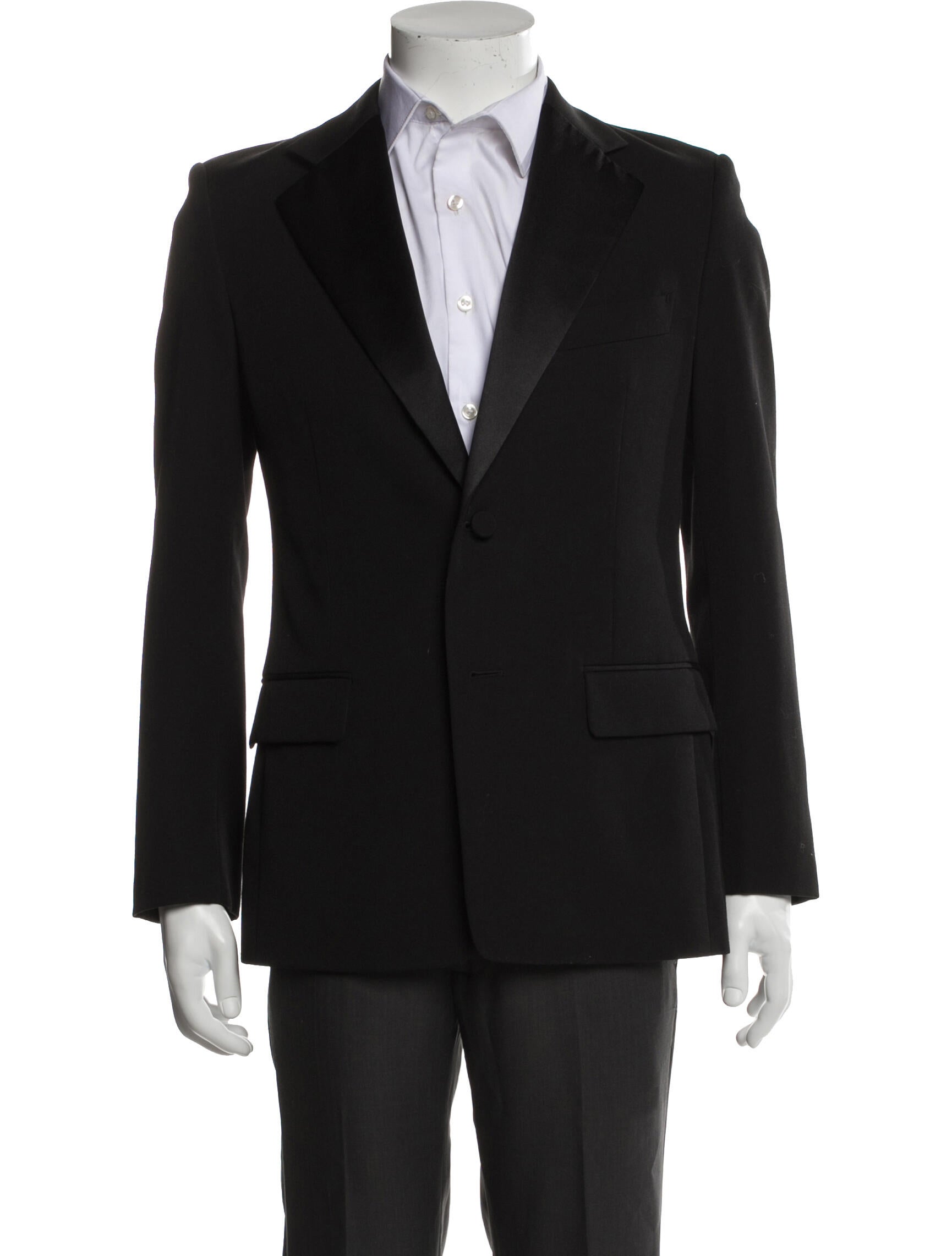Lanvin Wool Raw-Edge Trim Blazer