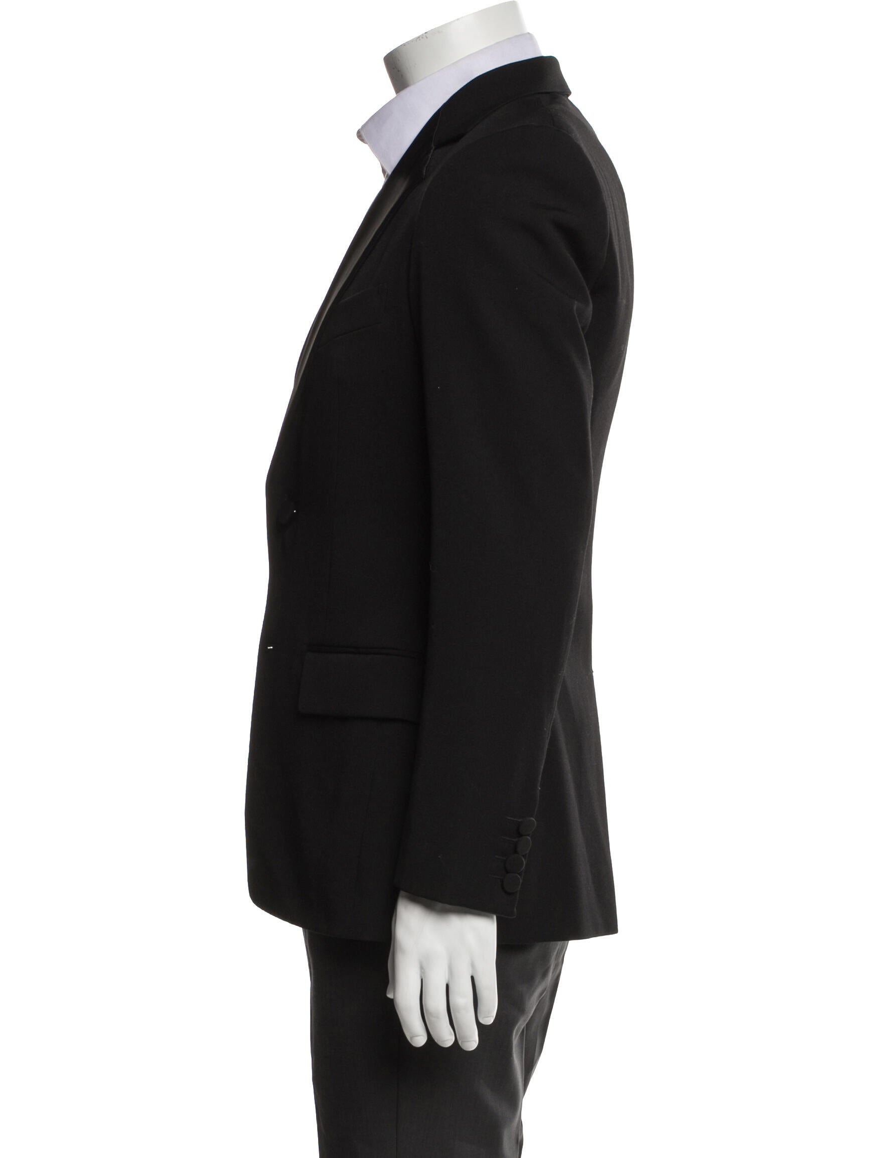 Lanvin Wool Raw-Edge Trim Blazer