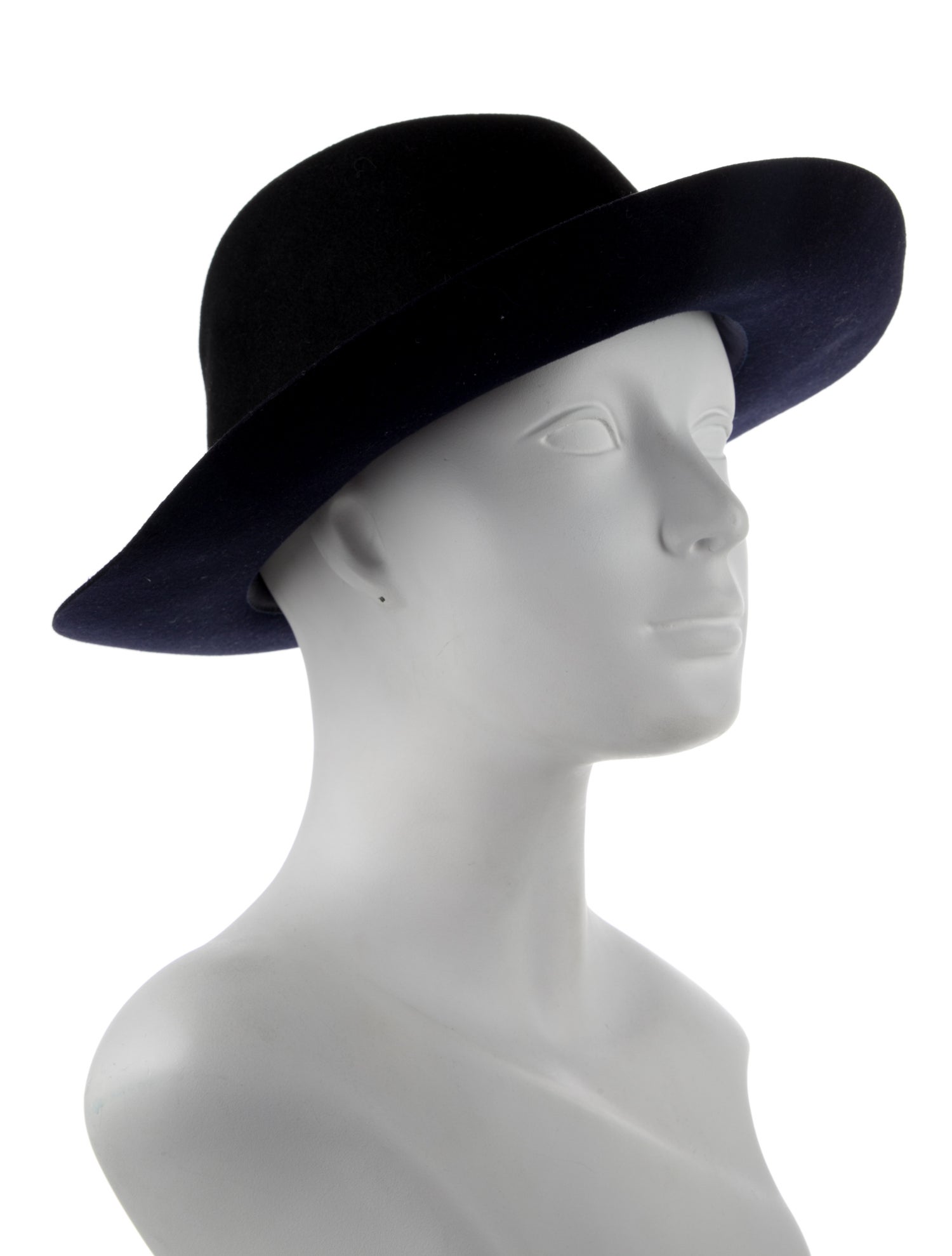 Lanvin Rabbit Felt Two-Tone Hat