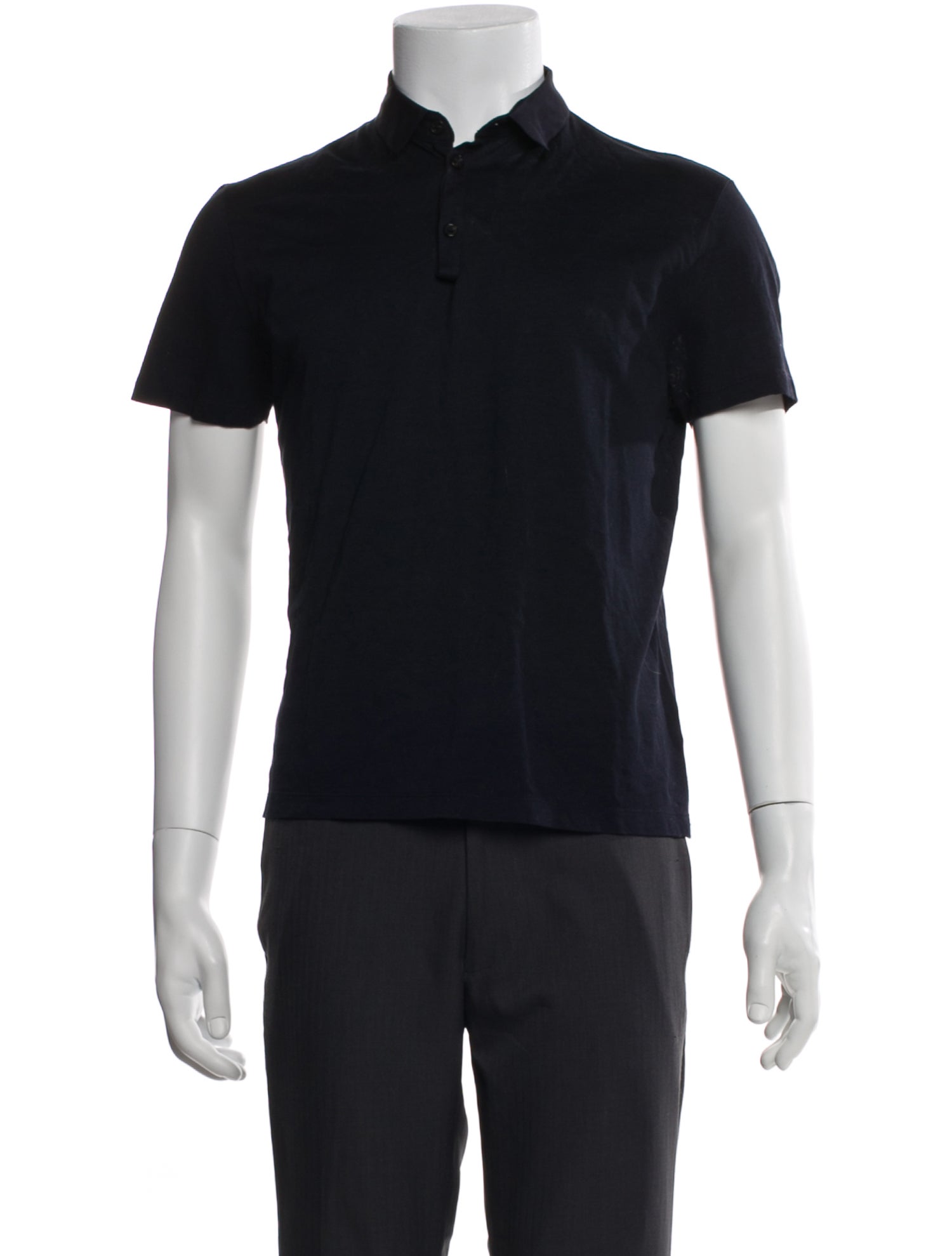 Lanvin Crew Neck Short Sleeve Polo Shirt