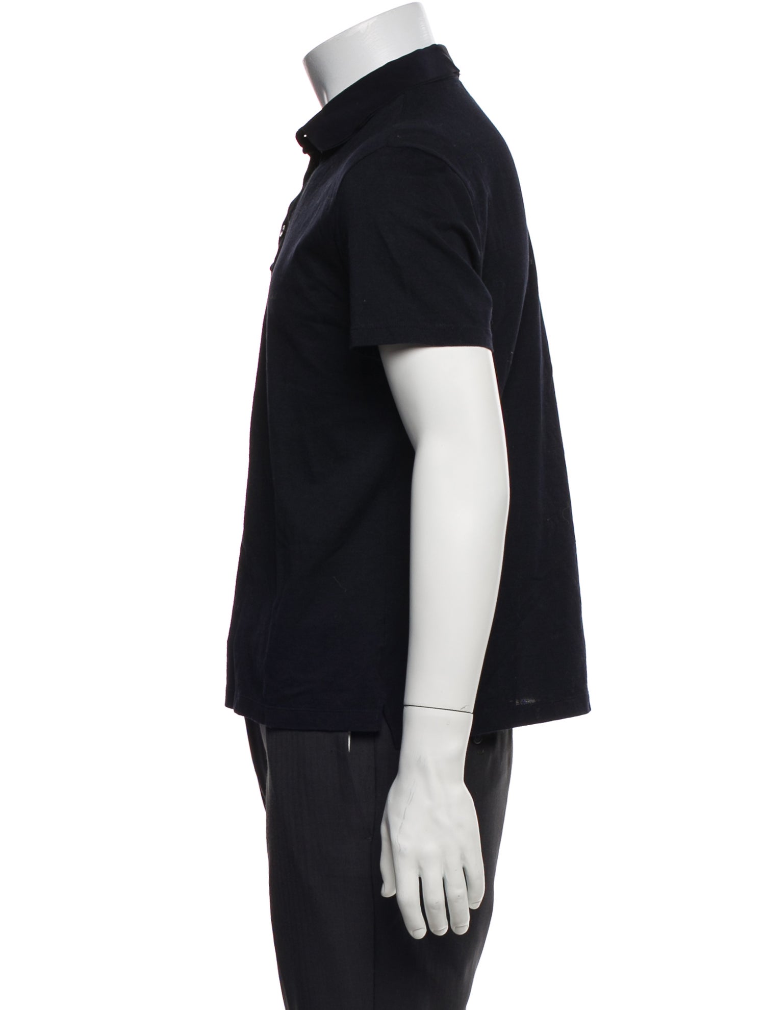Lanvin Crew Neck Short Sleeve Polo Shirt