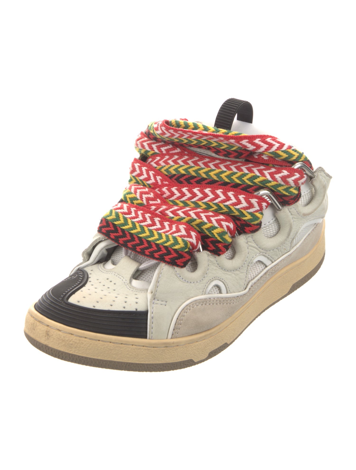 Lanvin Leather Printed Sneakers