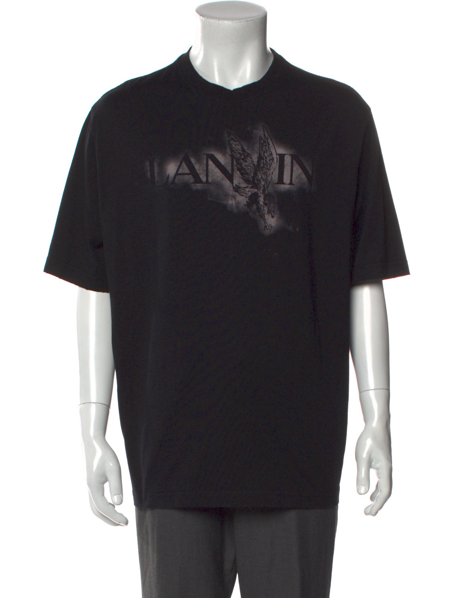 Lanvin Graphic Print Crew Neck T-Shirt