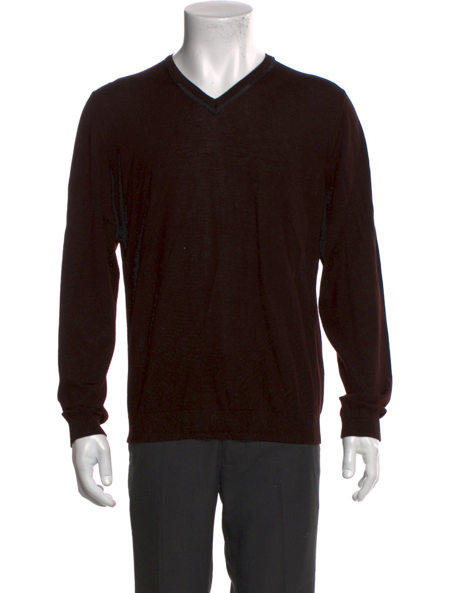 Lanvin Merino Wool V-Neck Pullover