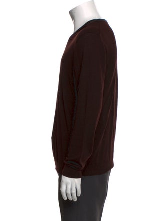 Lanvin Merino Wool V-Neck Pullover