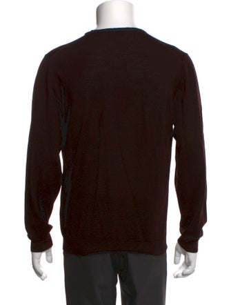 Lanvin Merino Wool V-Neck Pullover