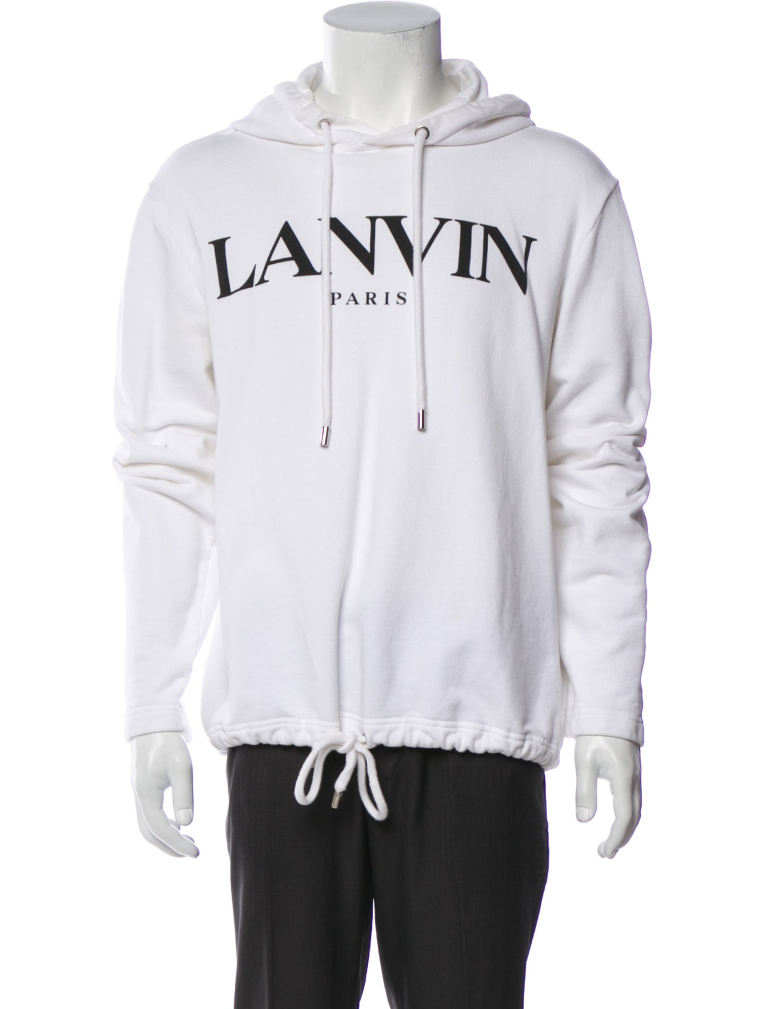 Lanvin Graphic Print Crew Neck Hoodie