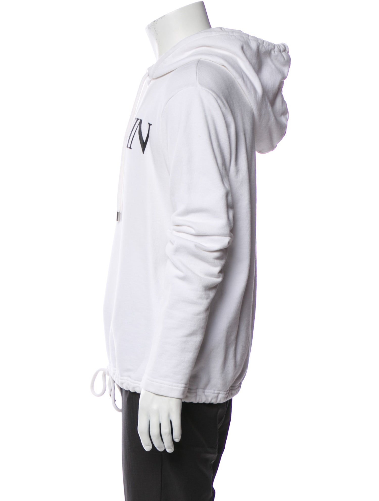 Lanvin Graphic Print Crew Neck Hoodie