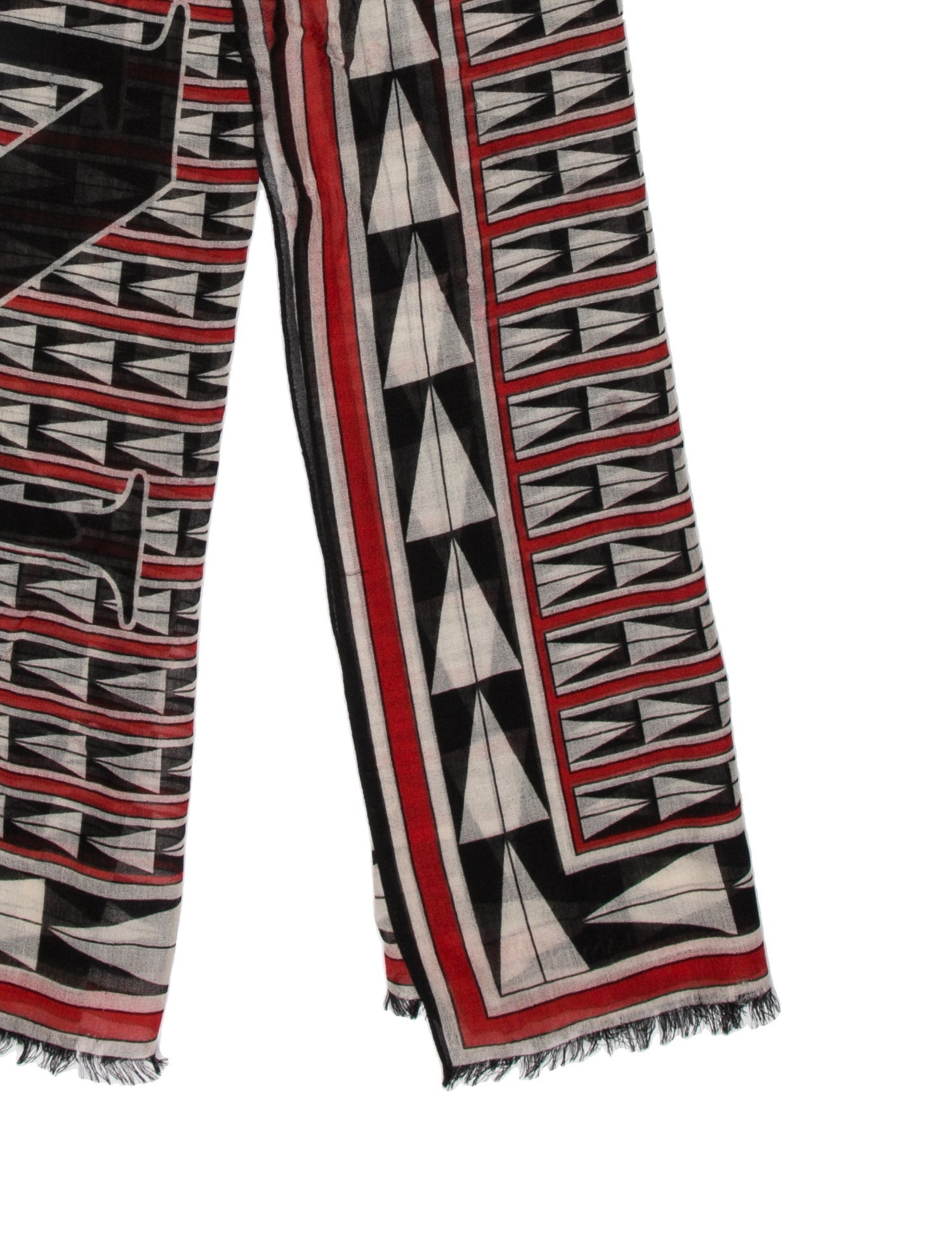 Lanvin Wool Printed Scarf