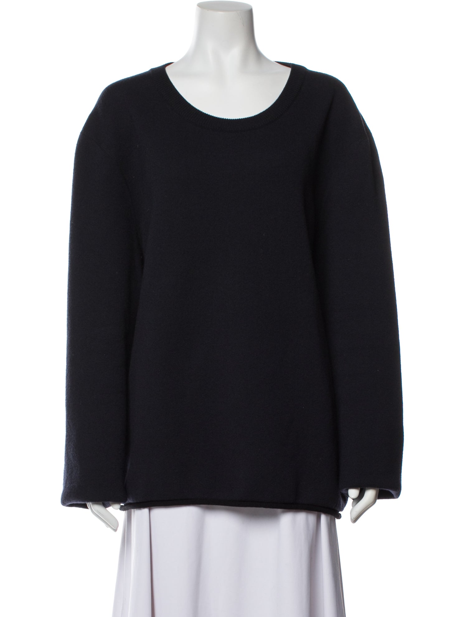 Lanvin Wool Scoop Neck Sweater