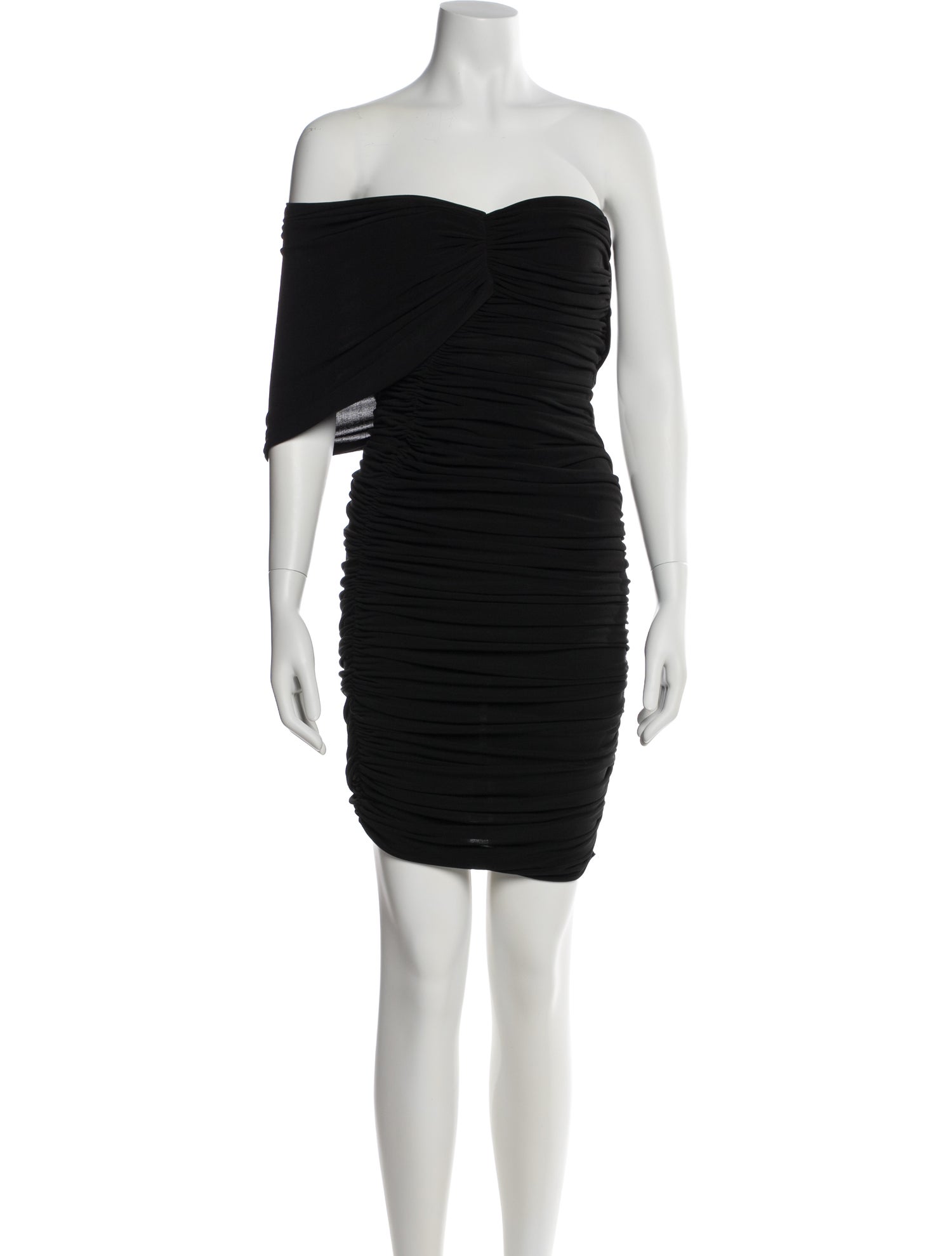 Lanvin Strapless Knee-Length Dress