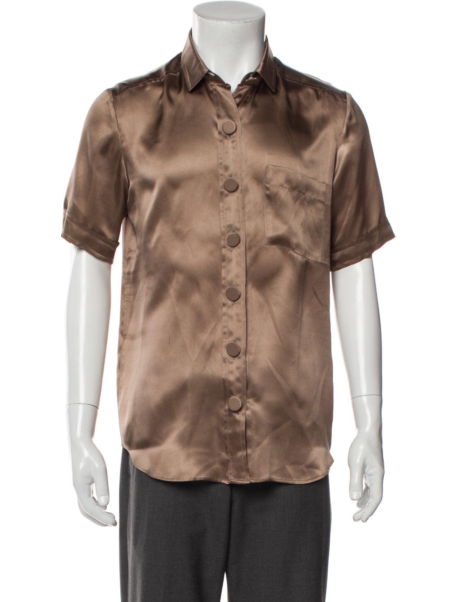 Lanvin Silk Long Sleeve Shirt