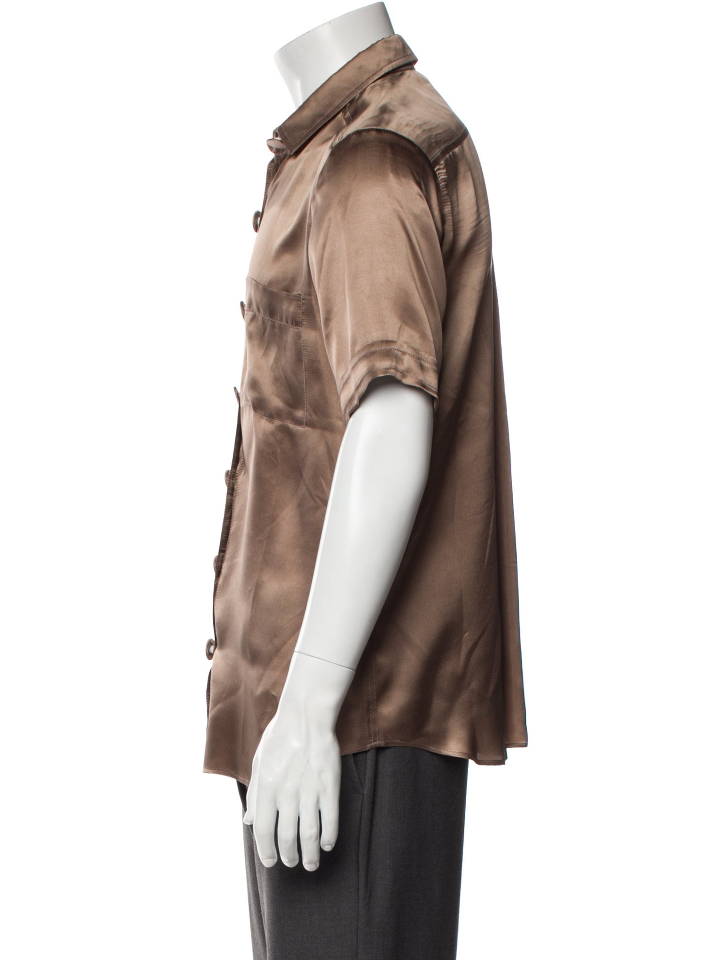 Lanvin Silk Long Sleeve Shirt