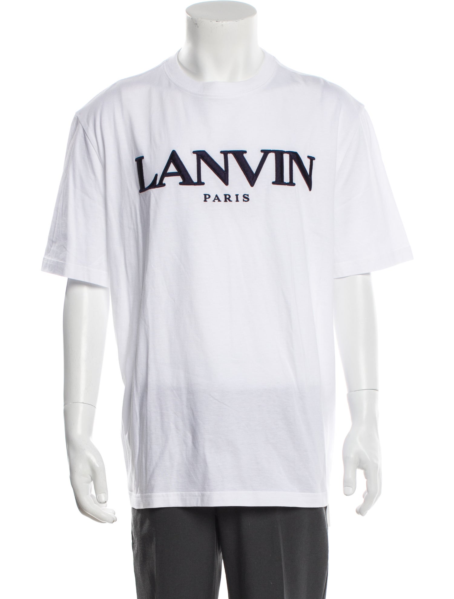 Lanvin Graphic Print Crew Neck T-Shirt