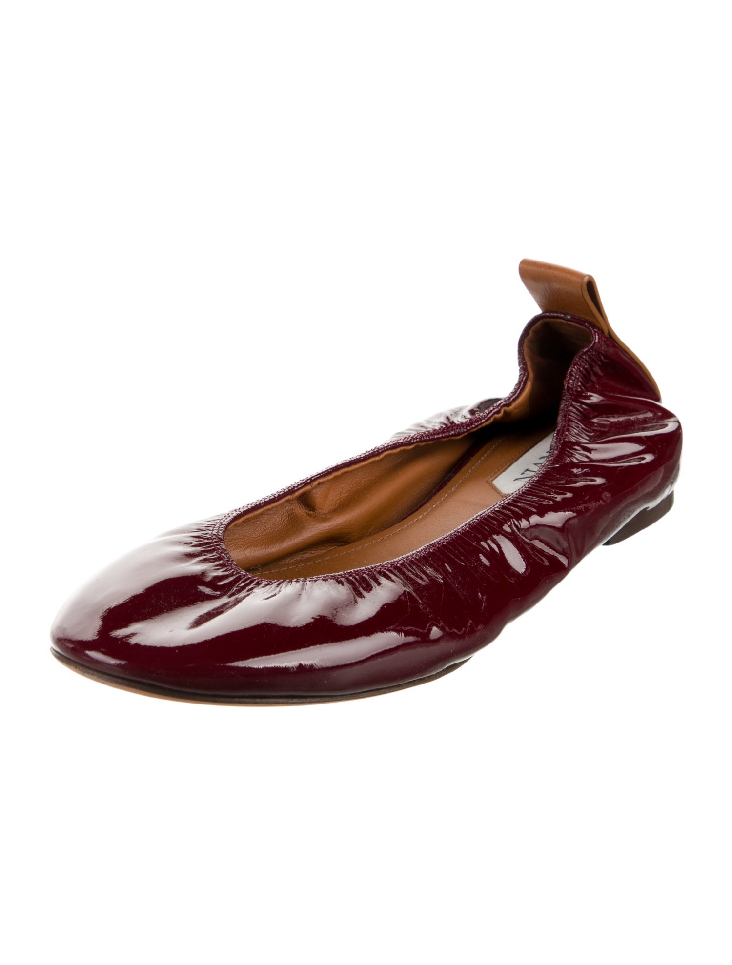 Lanvin Patent Leather Ballet Flats