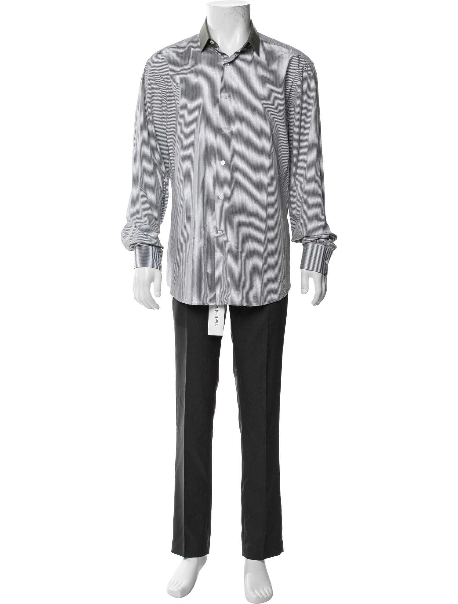 Lanvin Striped Long Sleeve Shirt