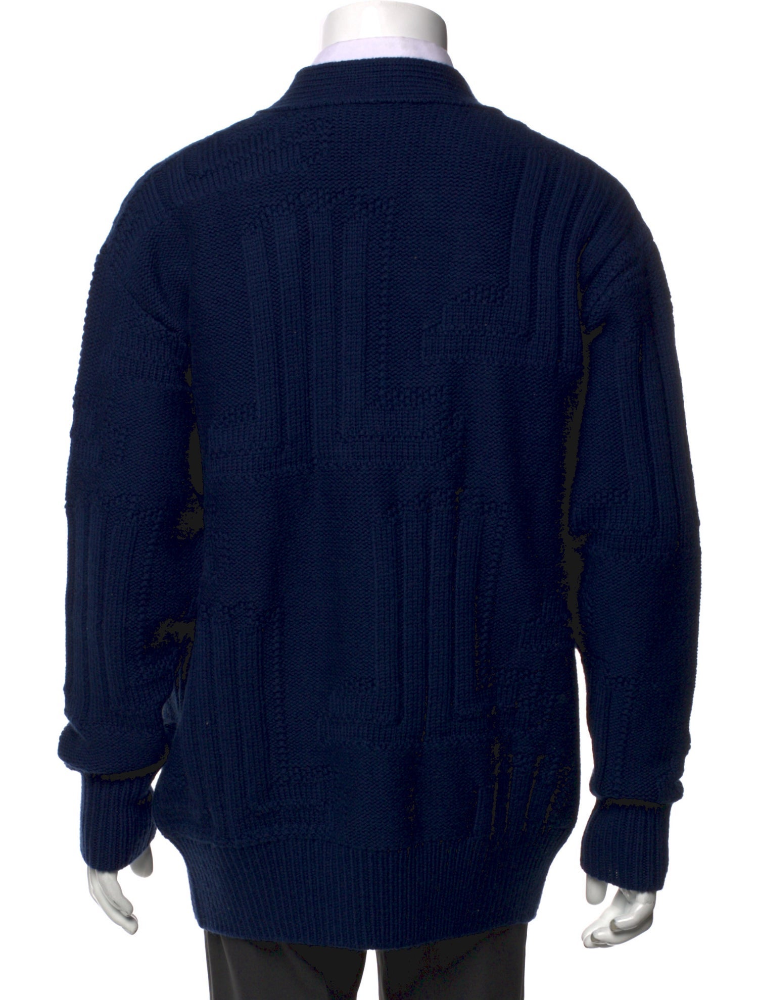 Lanvin Virgin Wool V-Neck Cardigan