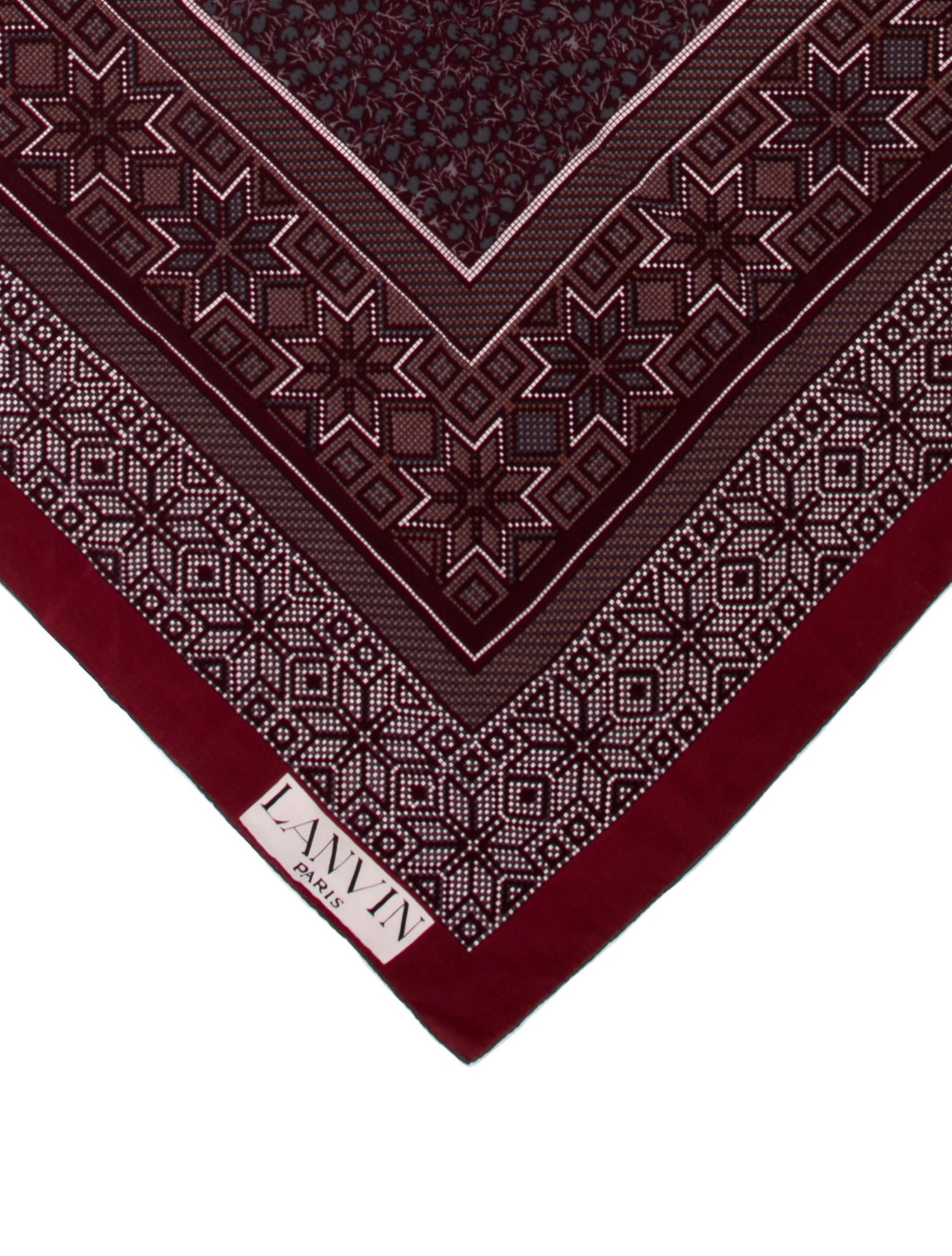 Lanvin Silk Printed Scarf