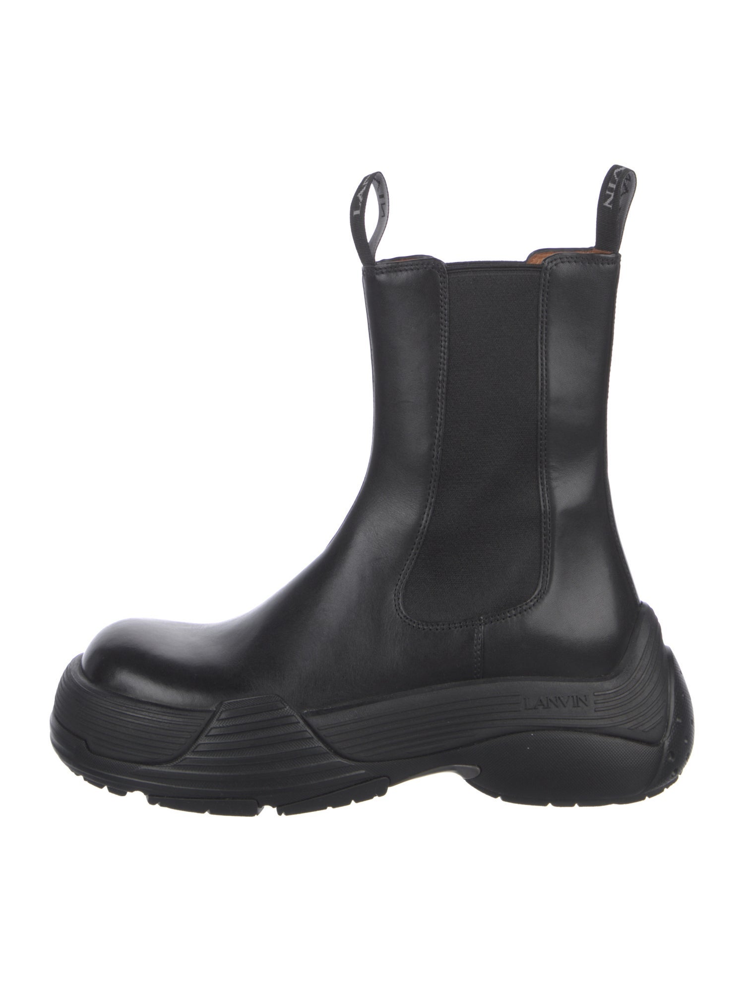 Lanvin Leather Chelsea Boots