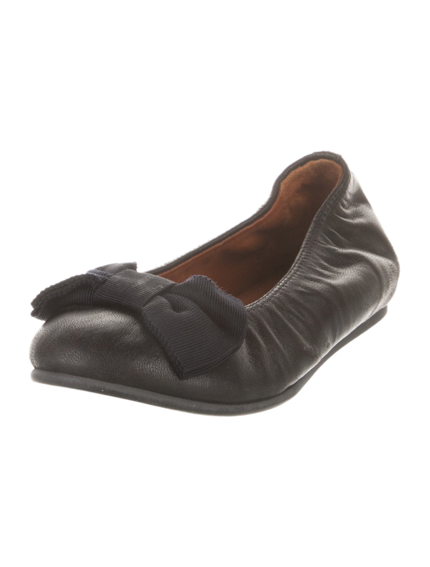 Lanvin Girls' Leather Ballet Flats