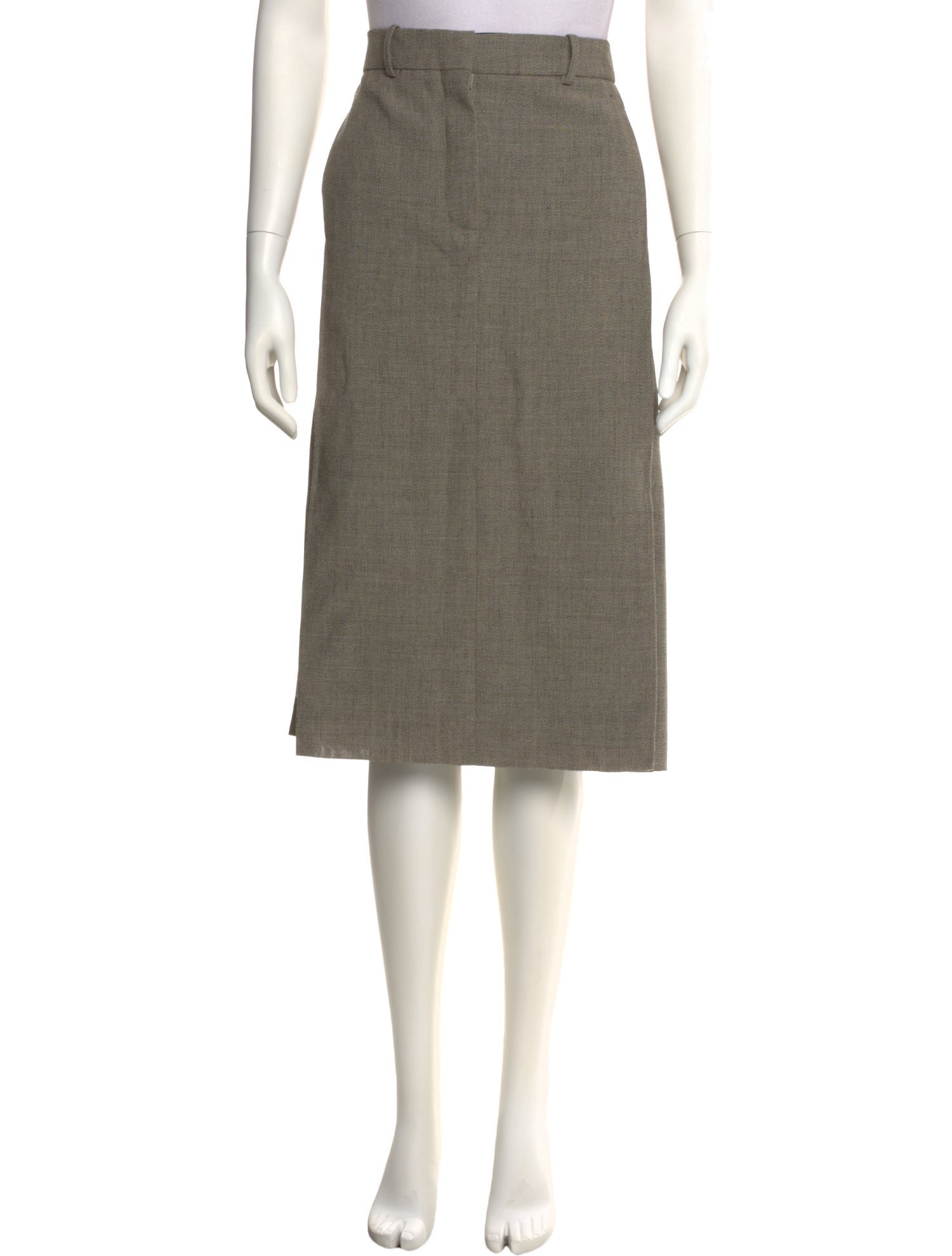 Lanvin Virgin Wool Knee-Length Skirt