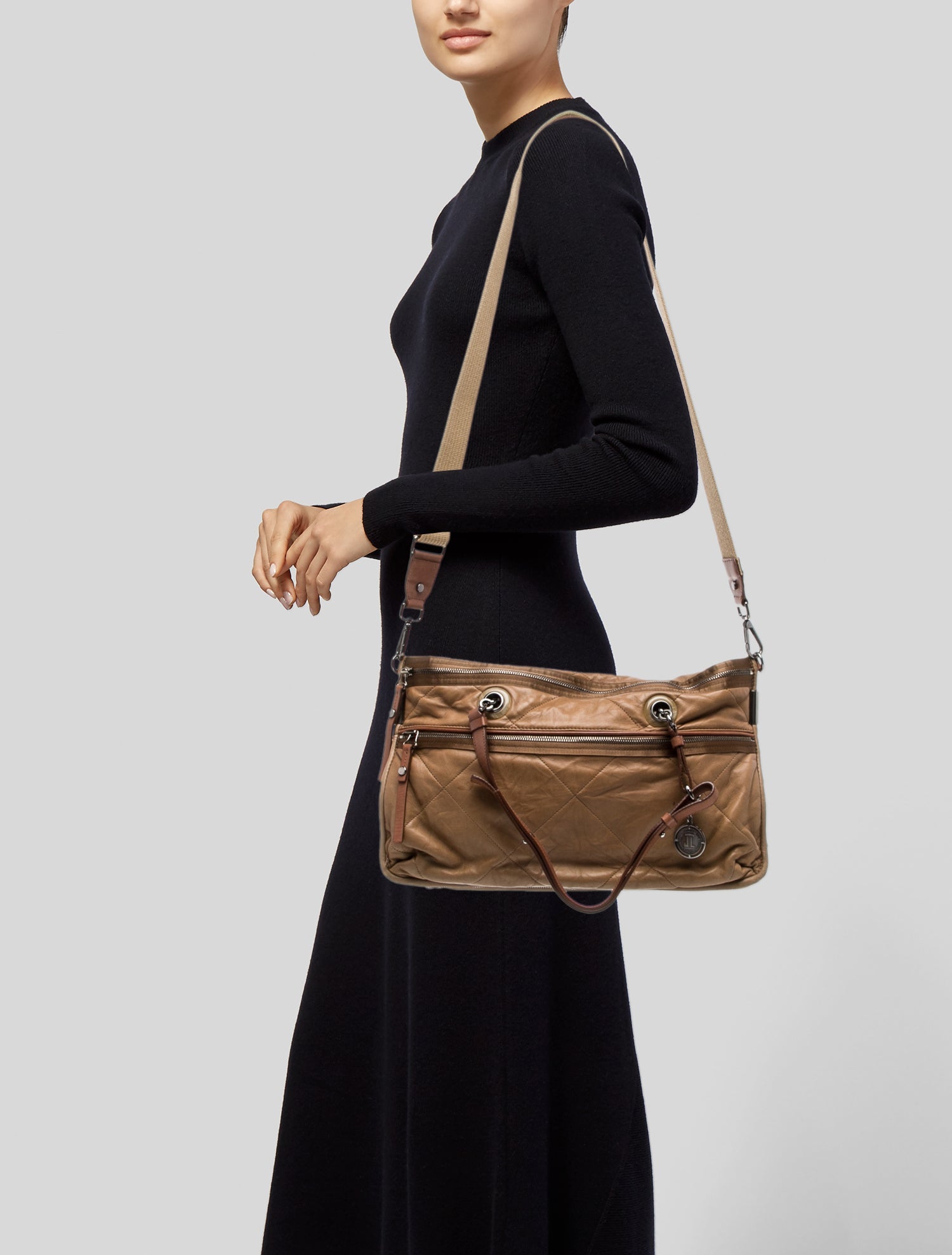 Lanvin Leather Messenger Bag