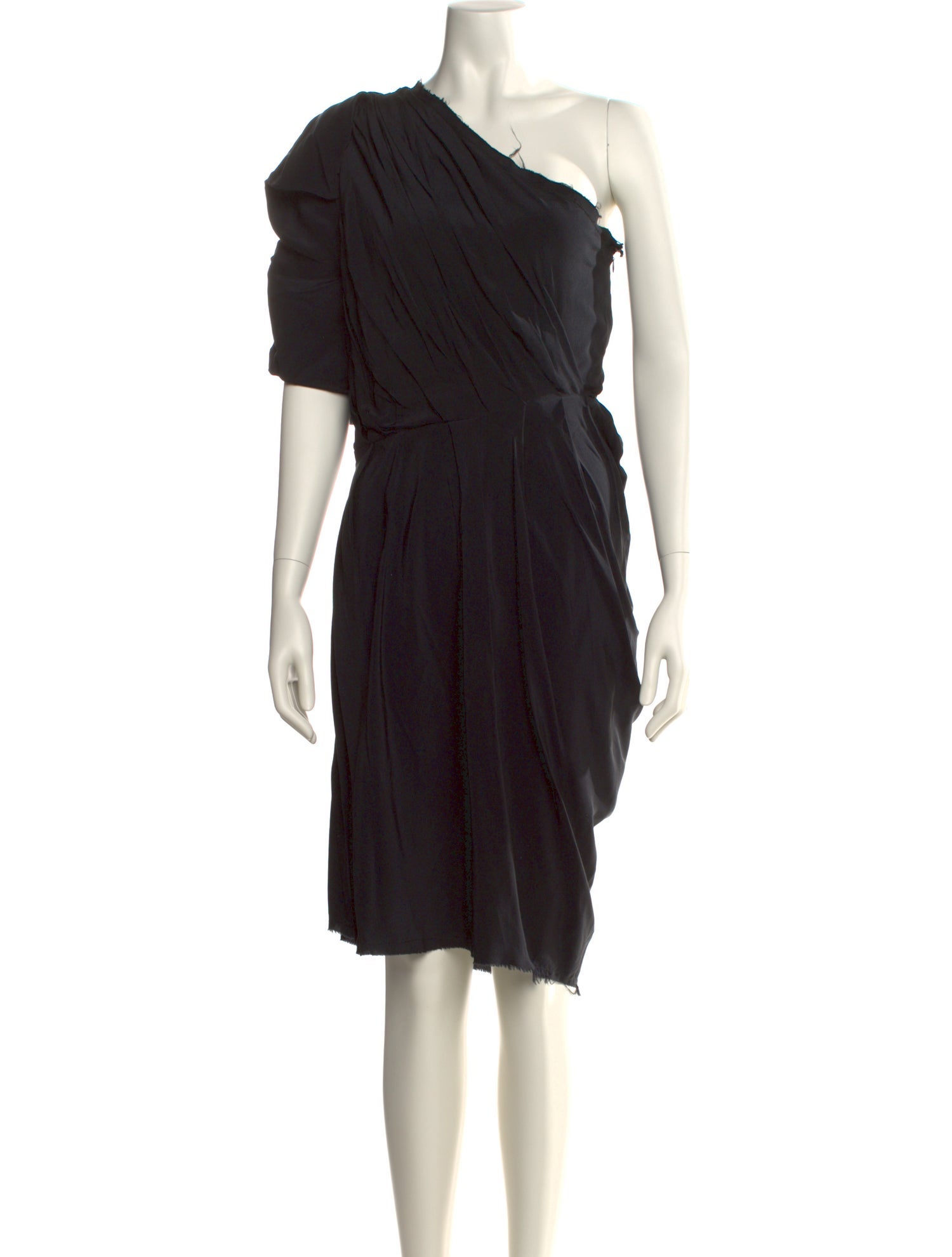 Lanvin One-Shoulder Midi Length Dress